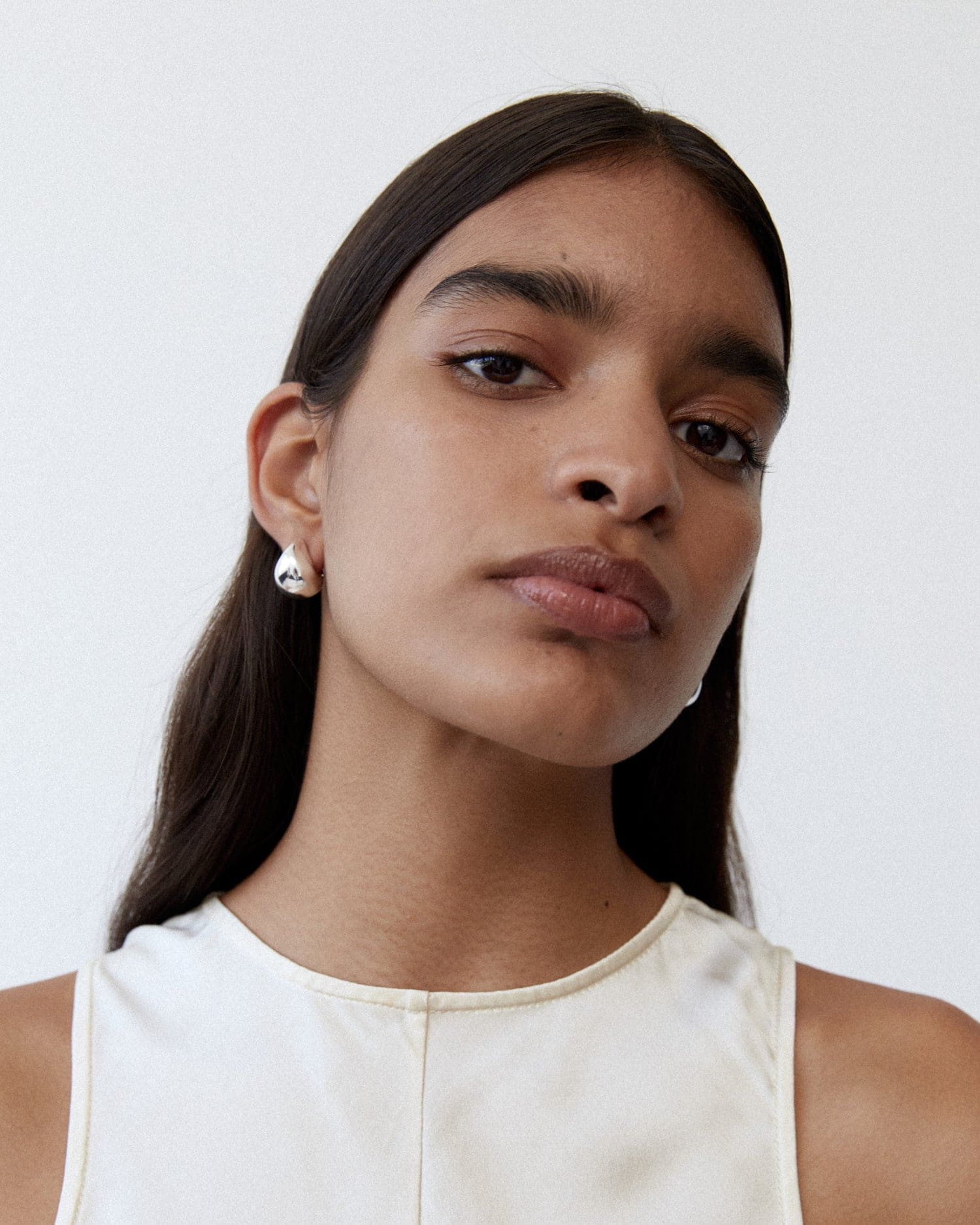 The Drop Earrings - Silver