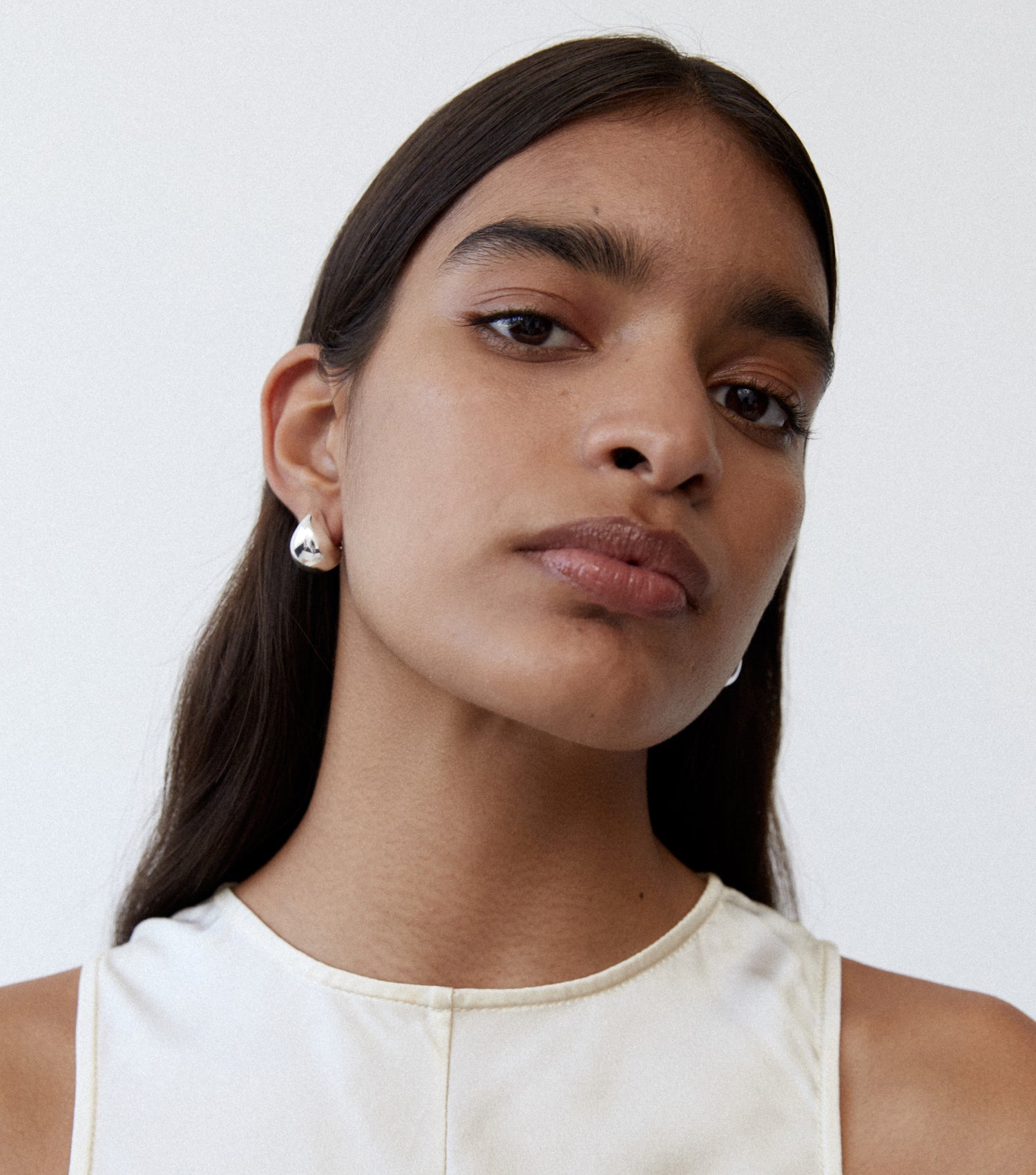 The Drop Earrings - Silver