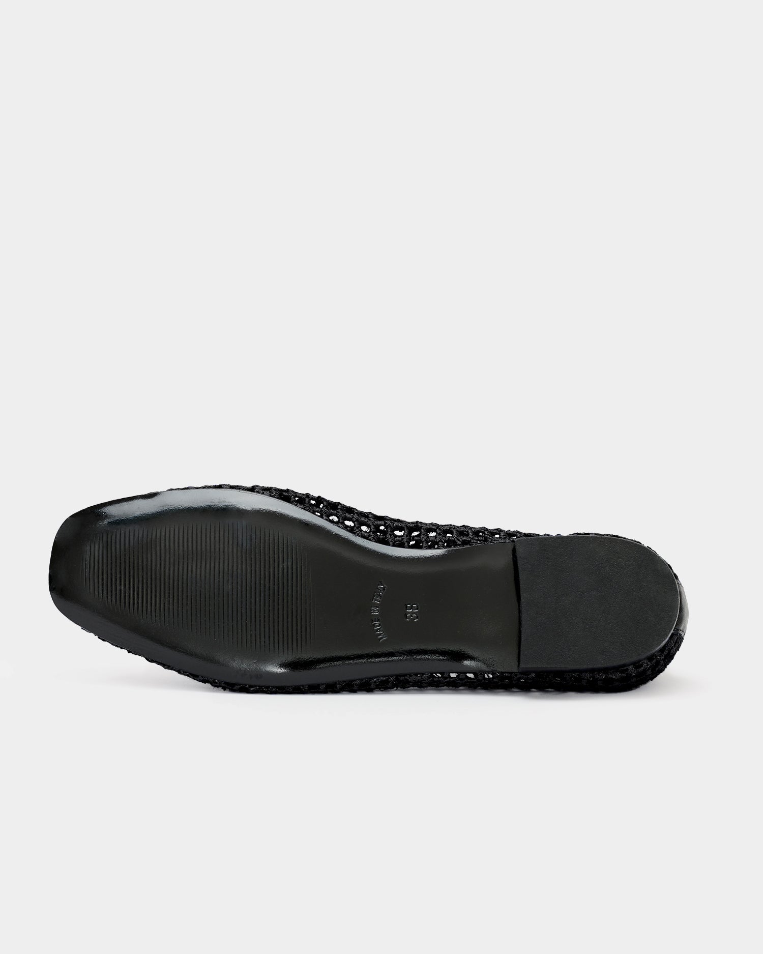 The Foundation Flat - Black Woven