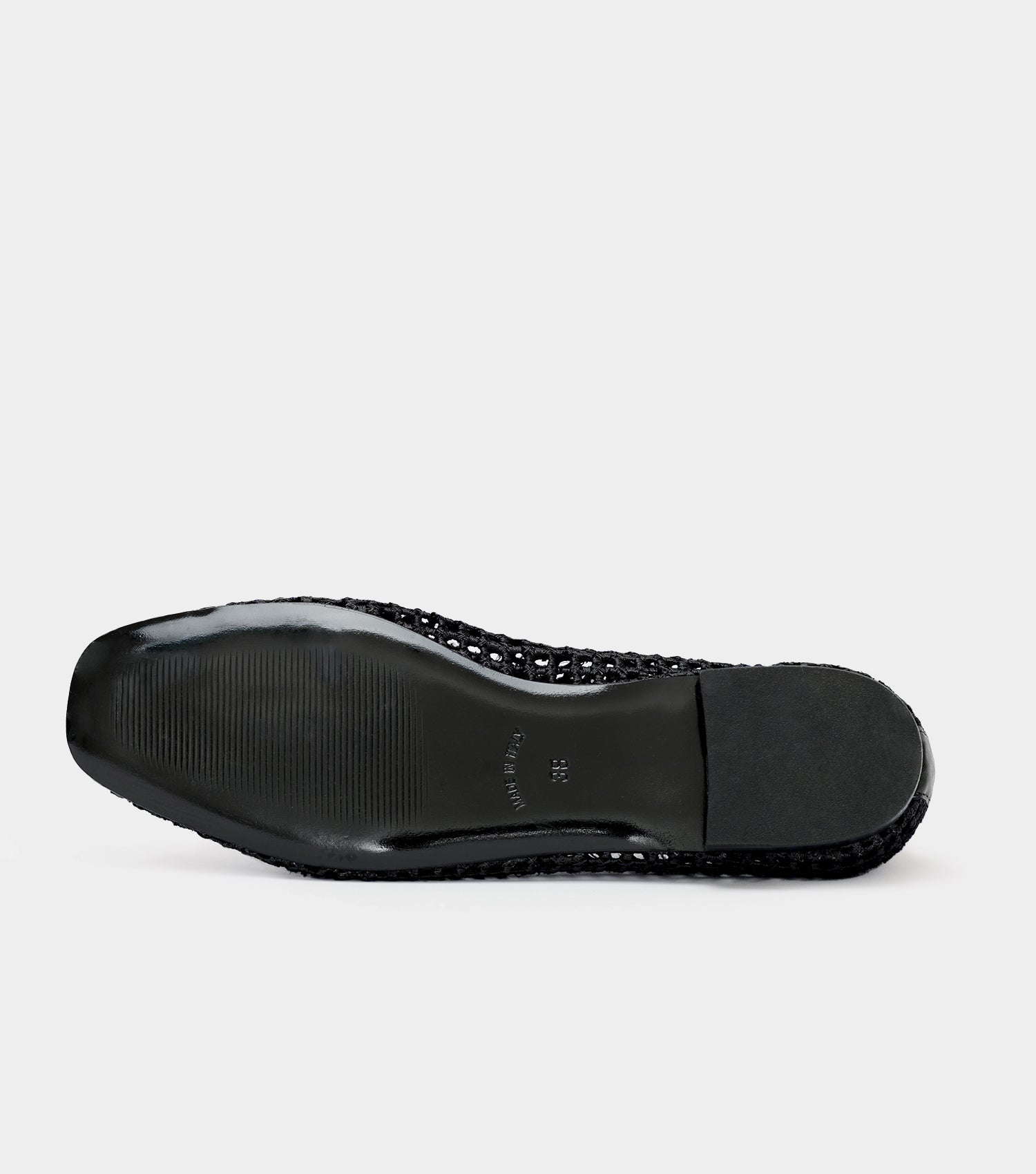 The Foundation Flat - Black Woven
