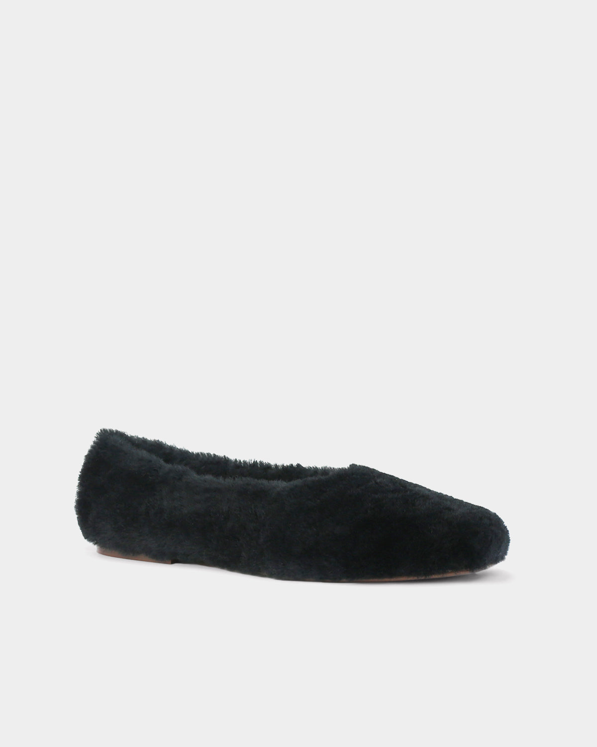 The Foundation Flat - Black Shearling