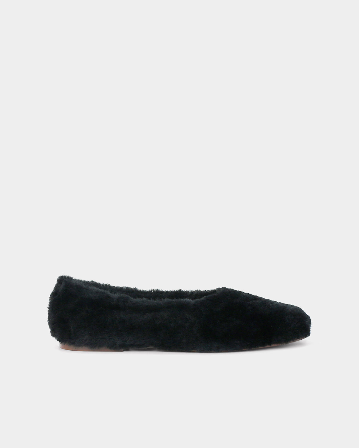 The Foundation Flat - Black Shearling