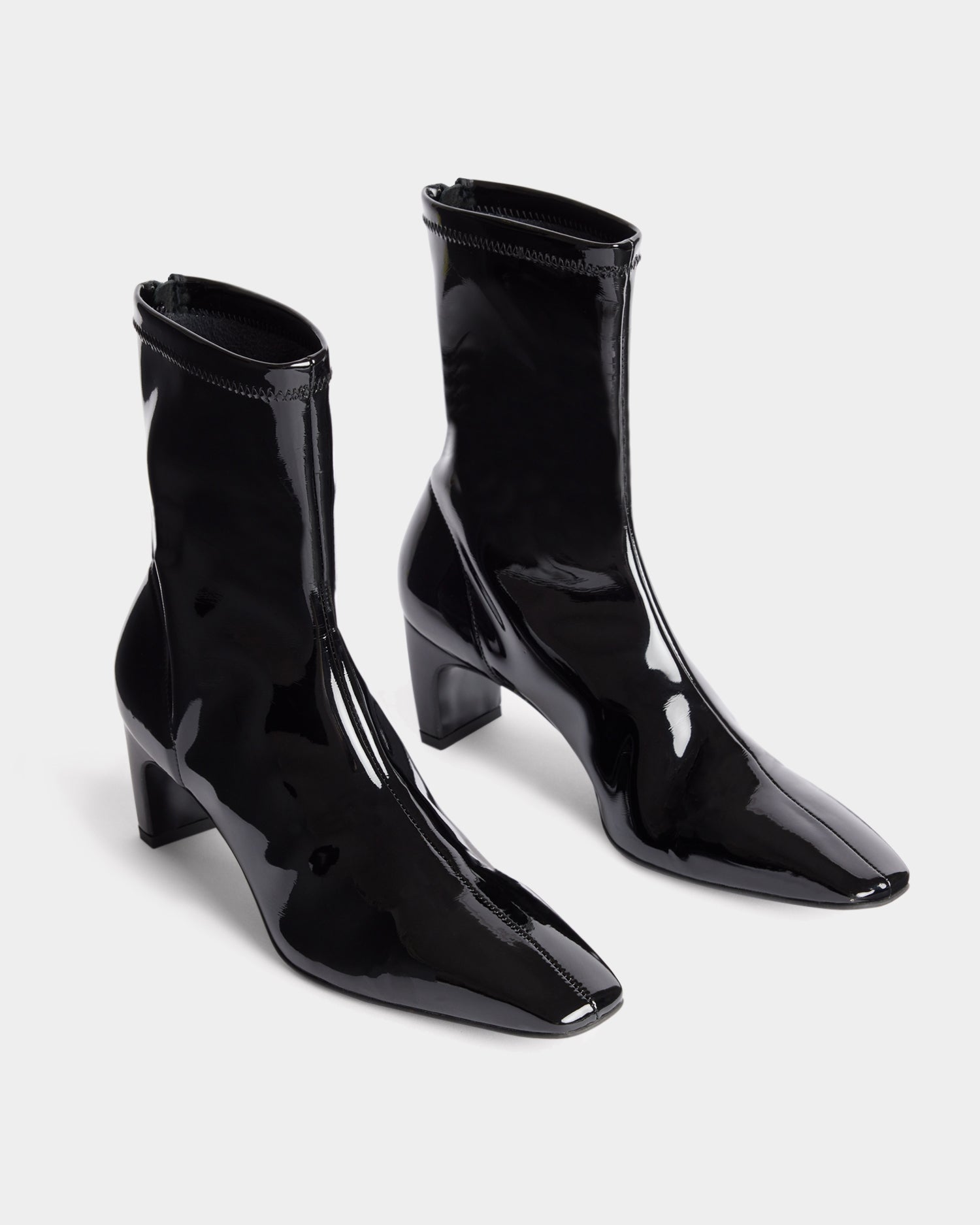 The Glove Boot - Black Patent