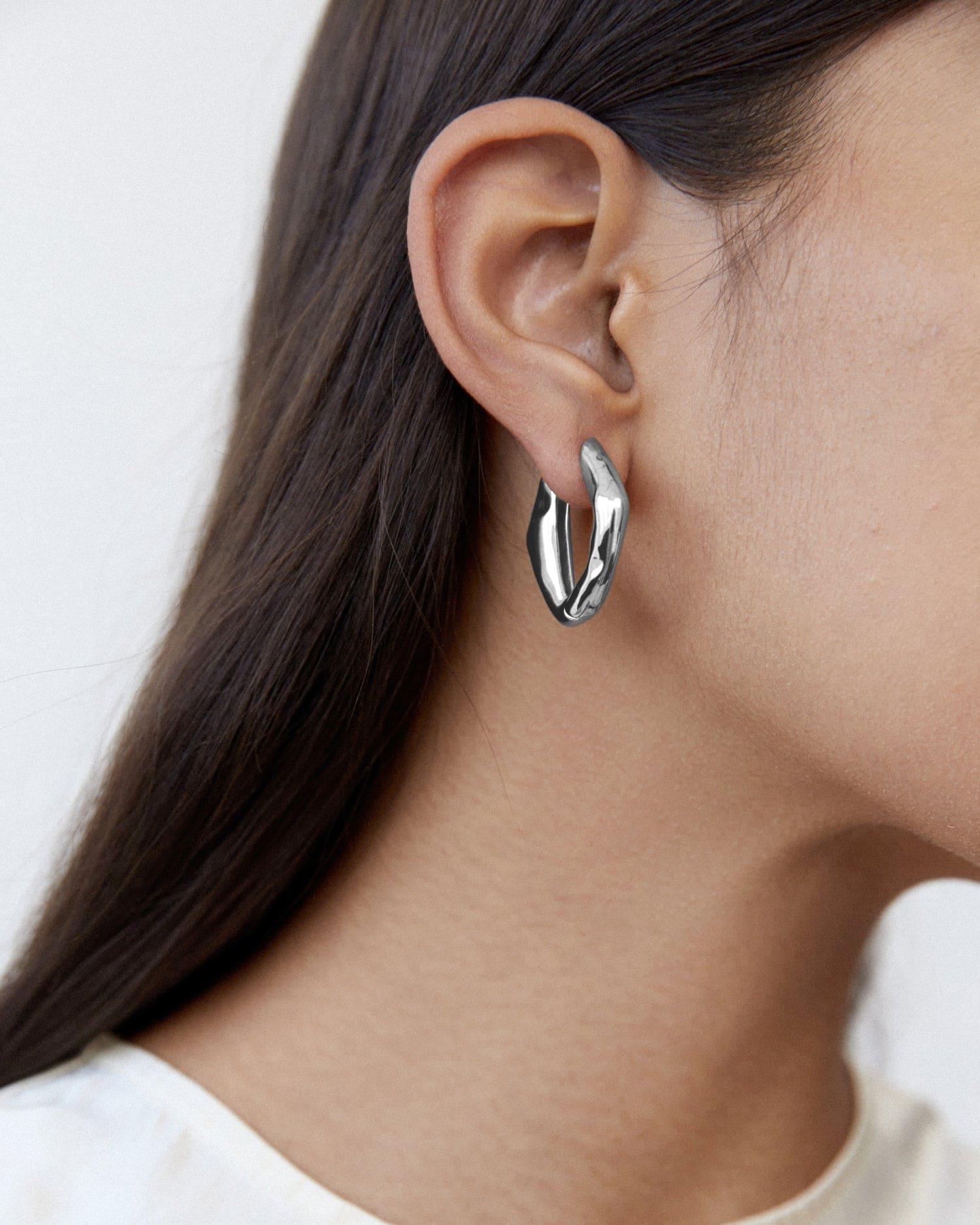 The Hoop Earrings - Silver