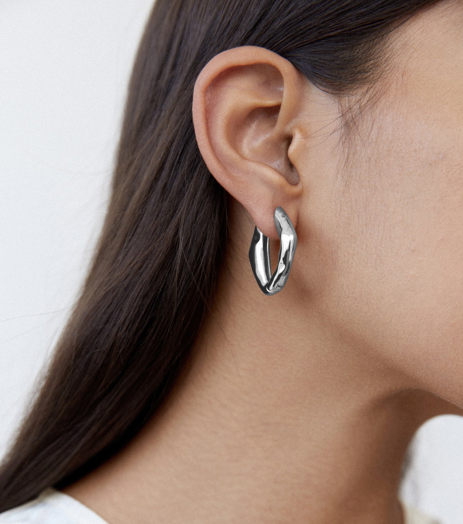 The Hoop Earrings - Silver