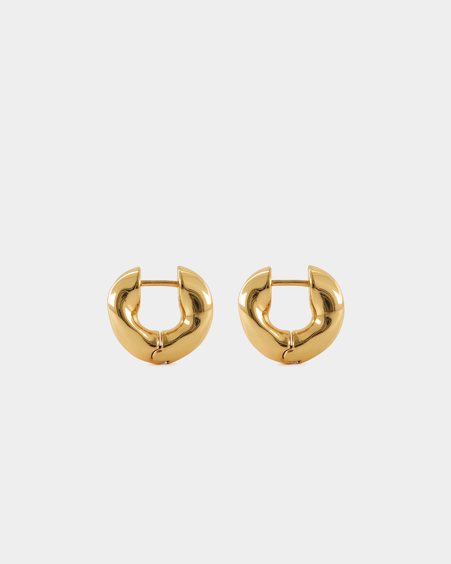 The Huggie Earrings - Gold