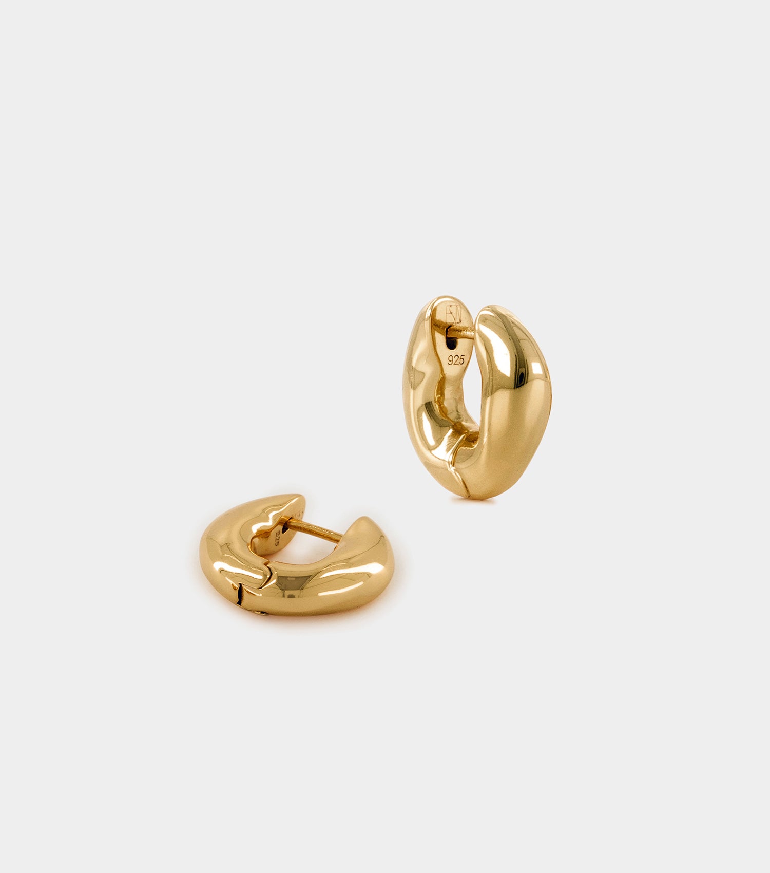 The Huggie Earrings - Gold