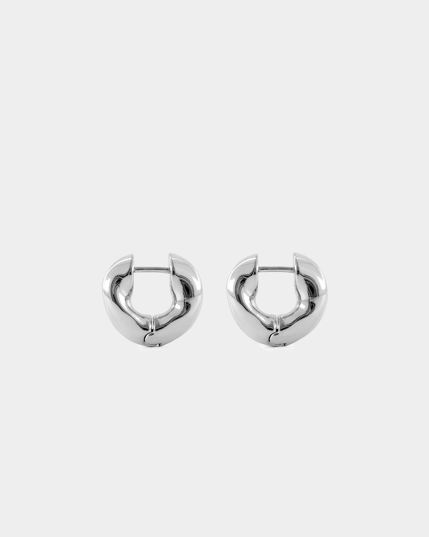 The Huggie Earrings - Silver