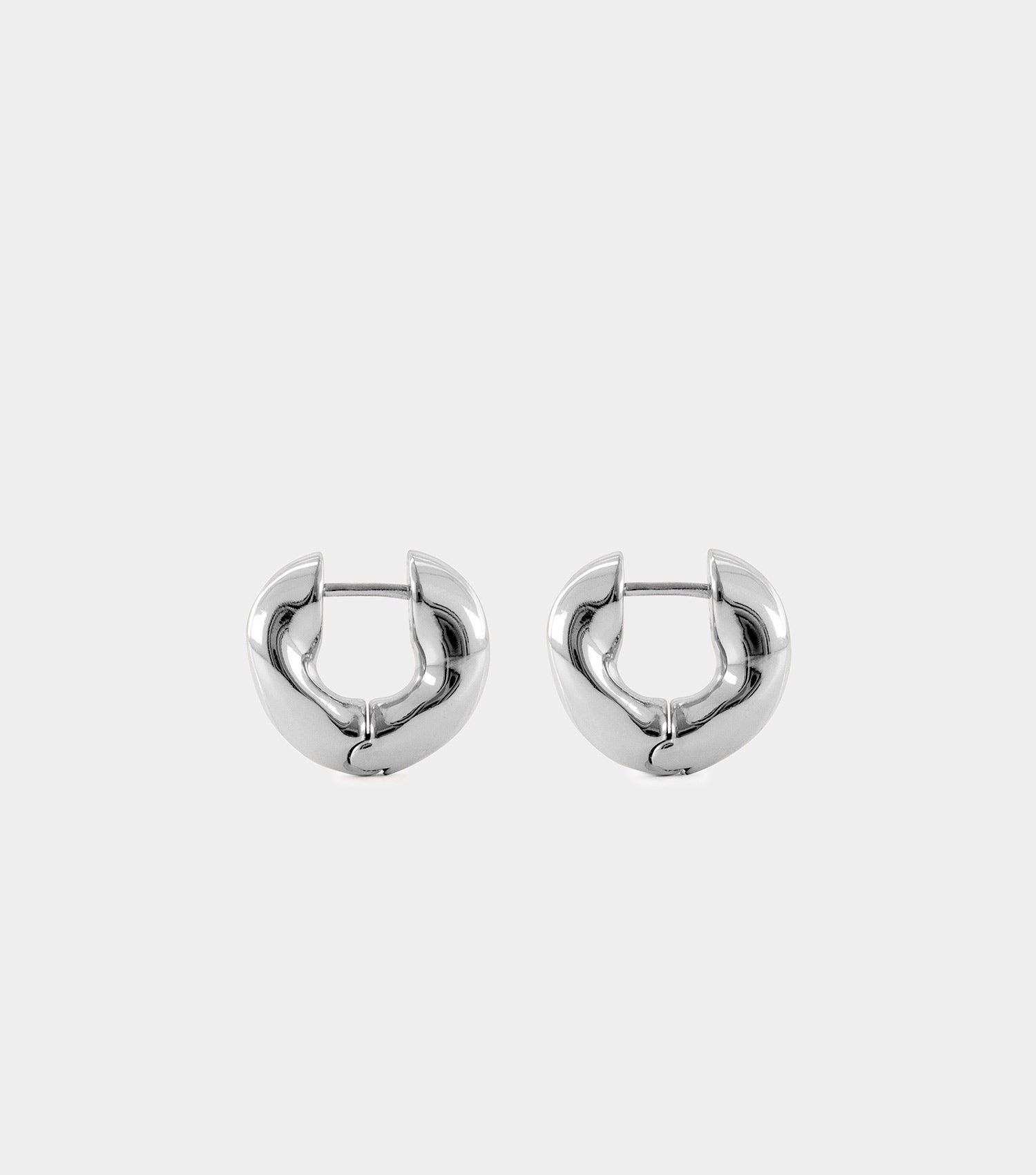 The Huggie Earrings - Silver