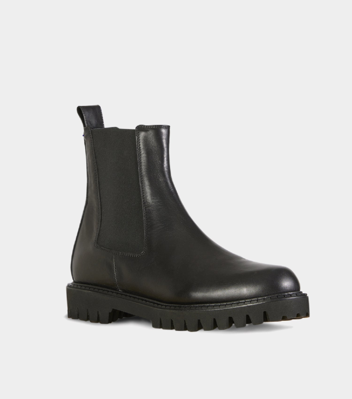 The Leather Lug Sole - Black