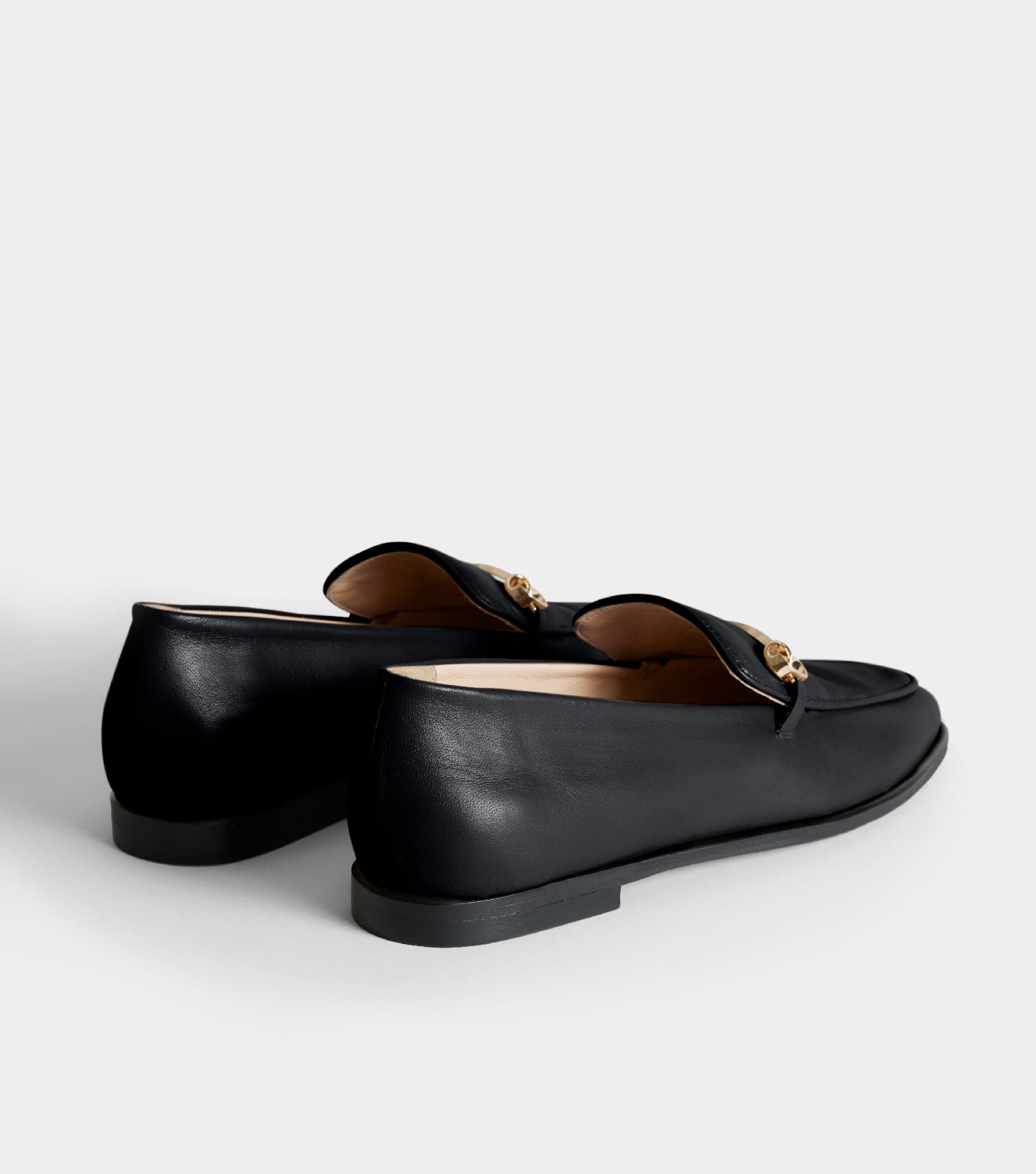 The Modern Moccasin - Black with hardware