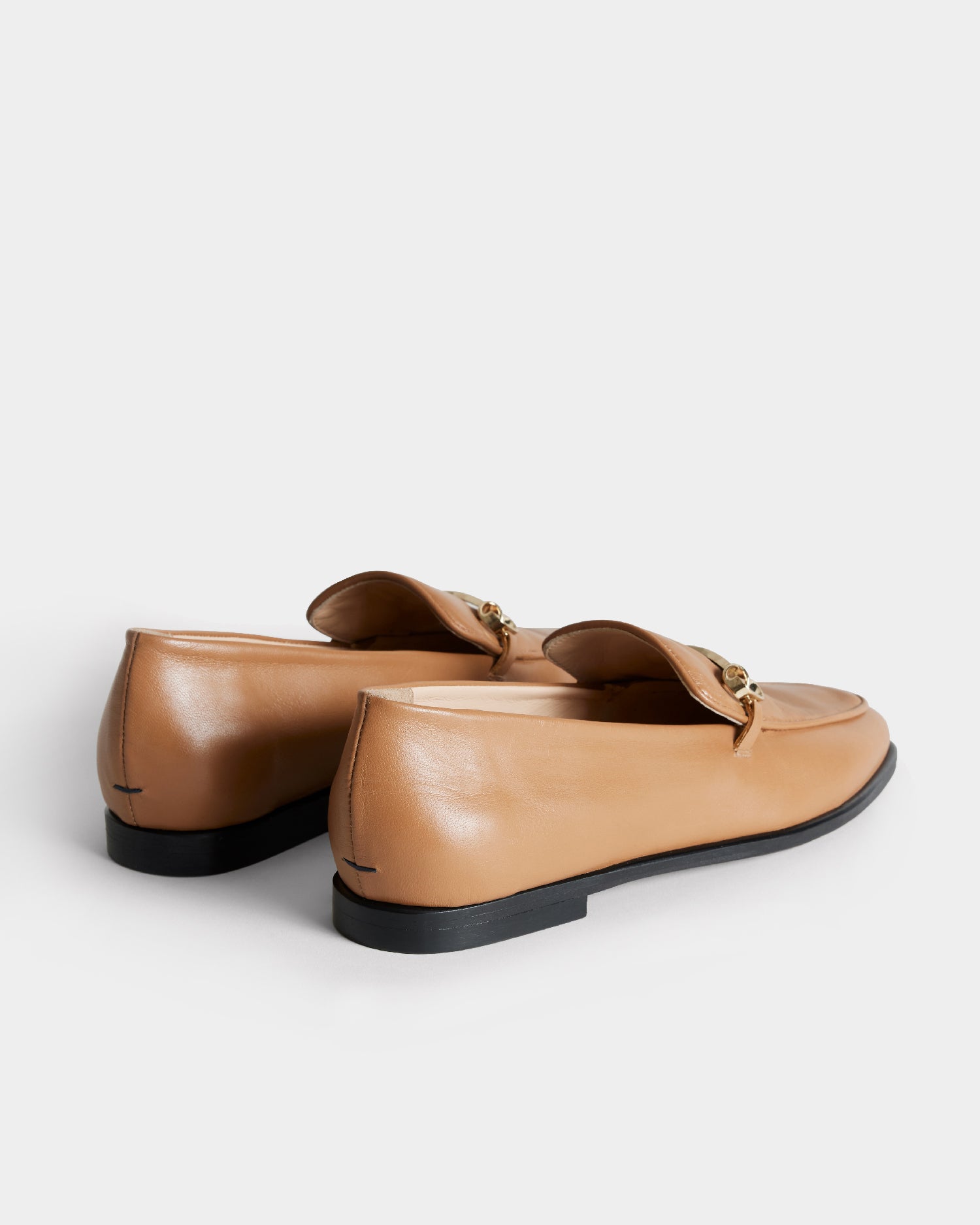 The Modern Moccasin - Tan with hardware