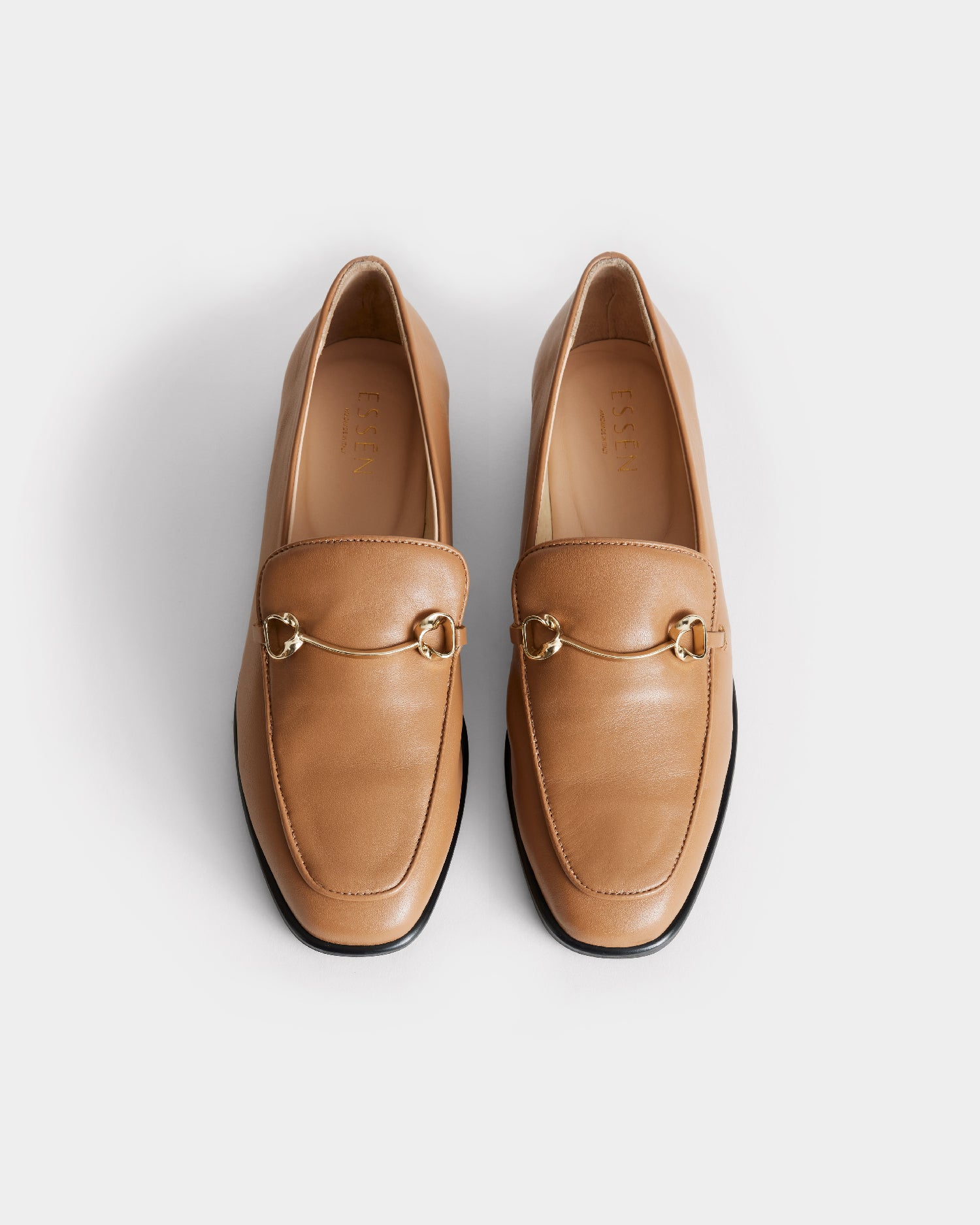 The Modern Moccasin - Tan with hardware
