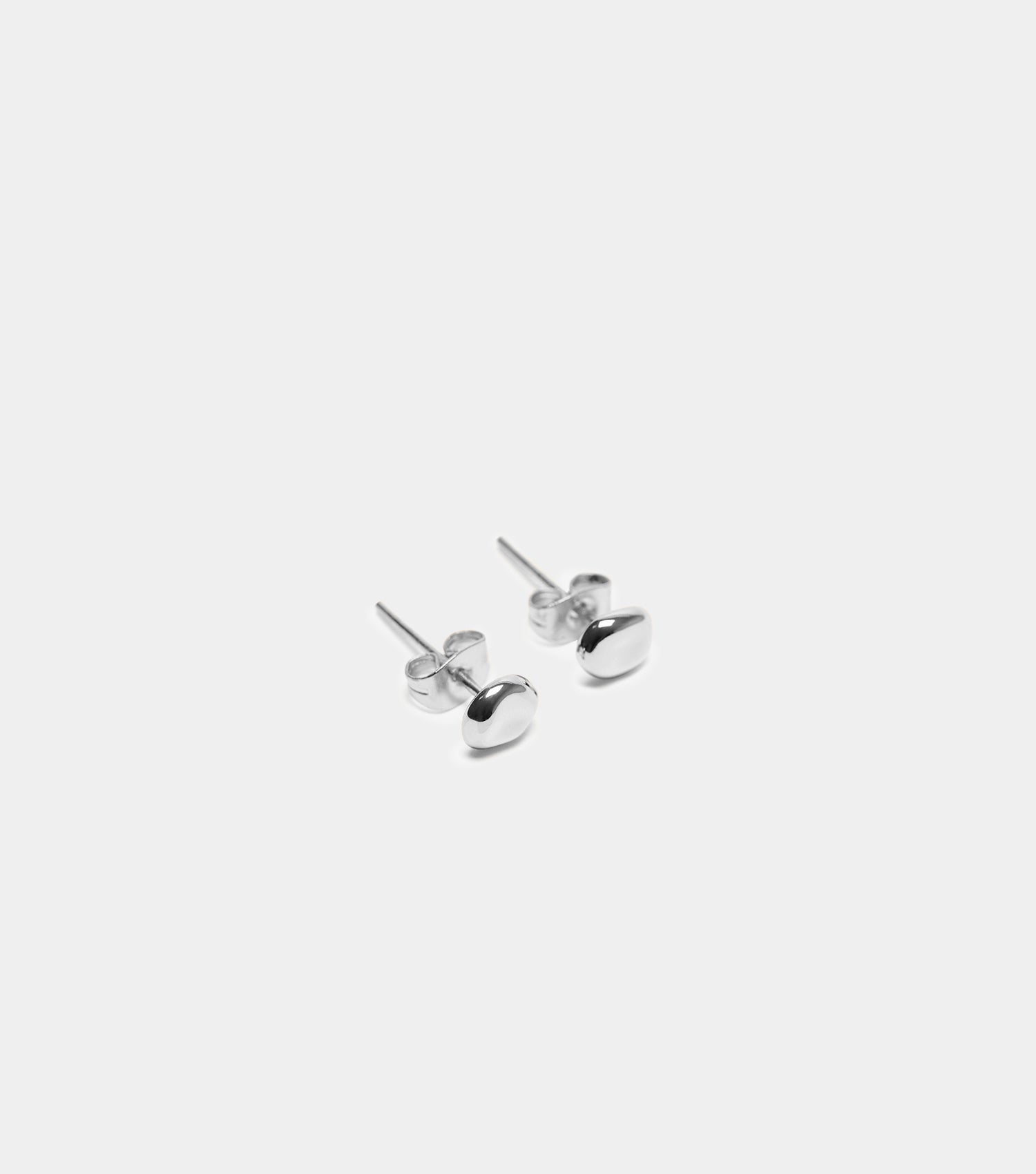 Boucles d'oreilles en perles - Or blanc