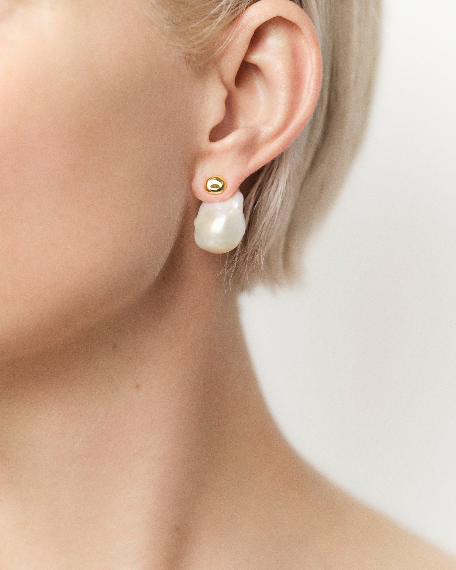 The Pearl Earrings - 18k Gold