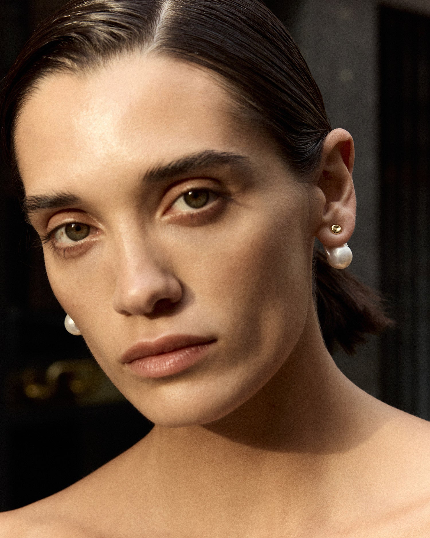 The Pearl Earrings - 18k Gold