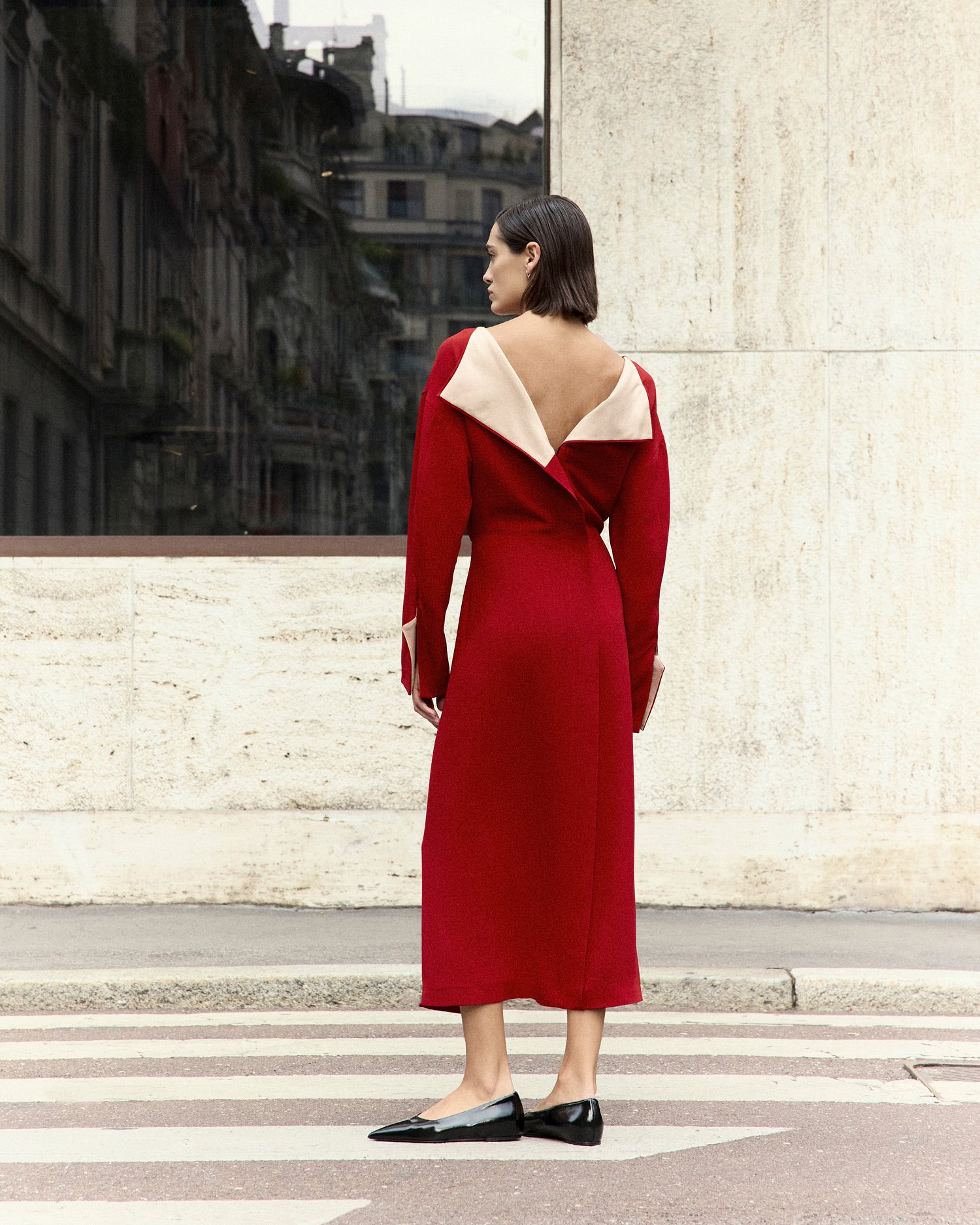 The Pointed Flat - Black Patent