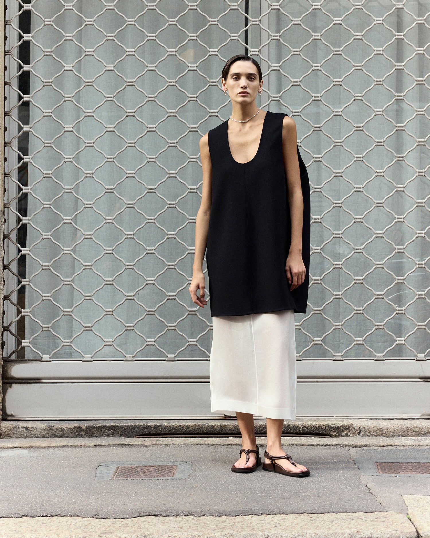 The Sporty Slingback - Chocolate