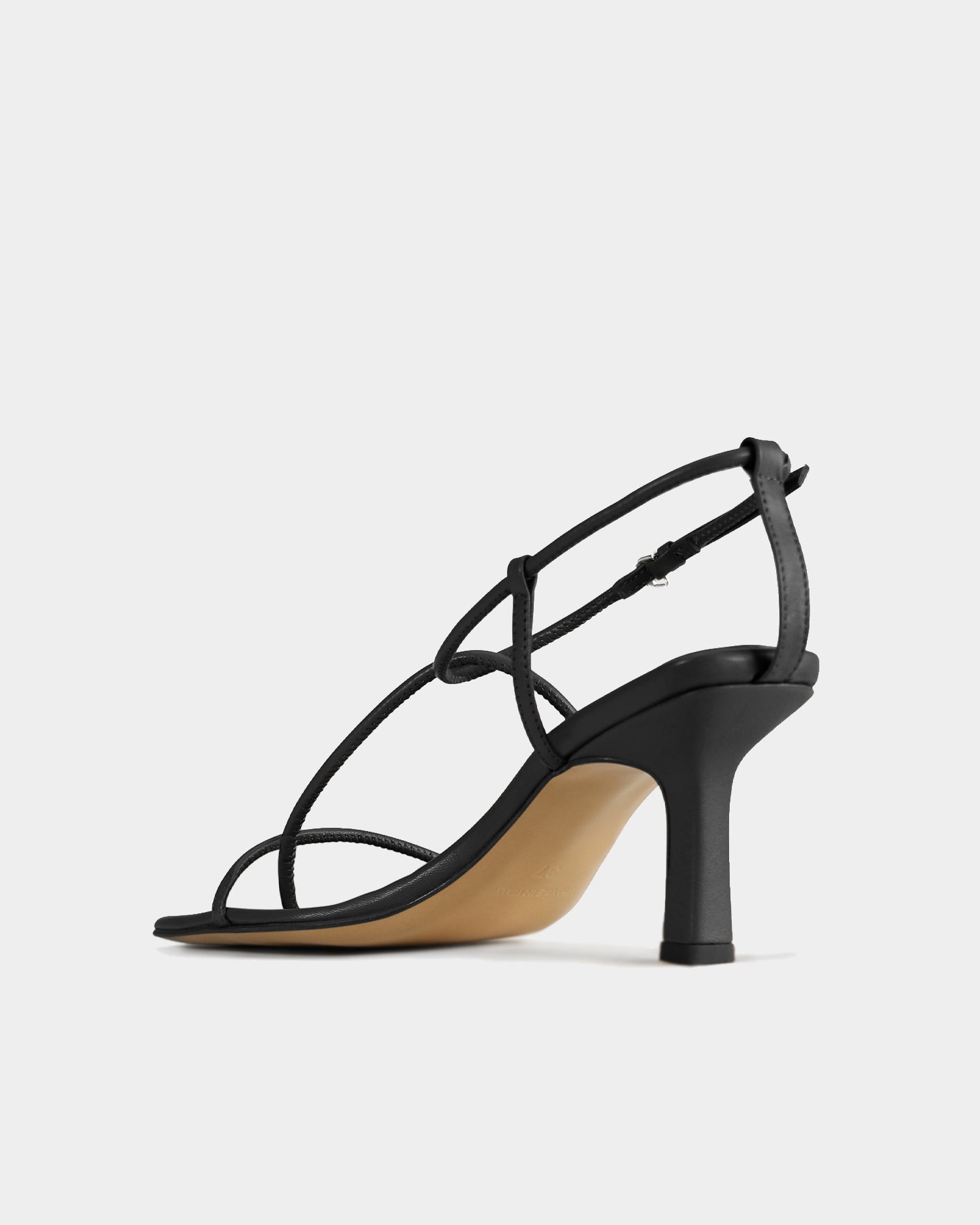 The Strappy Sandal - Black