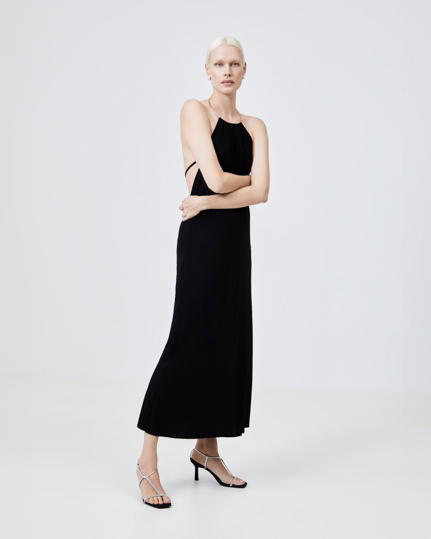 The Strappy Sandal - Crystal