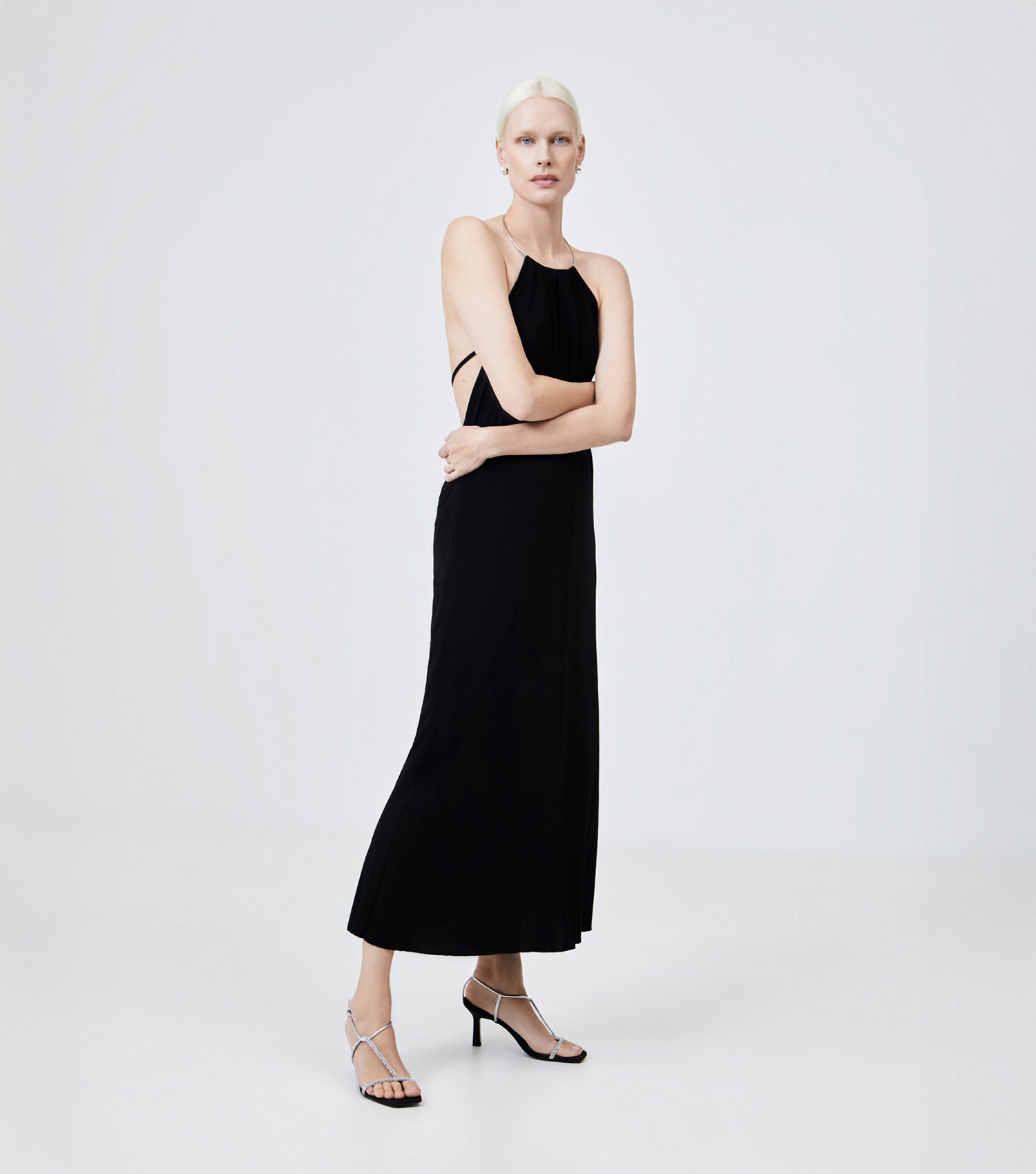 The Strappy Sandal - Crystal