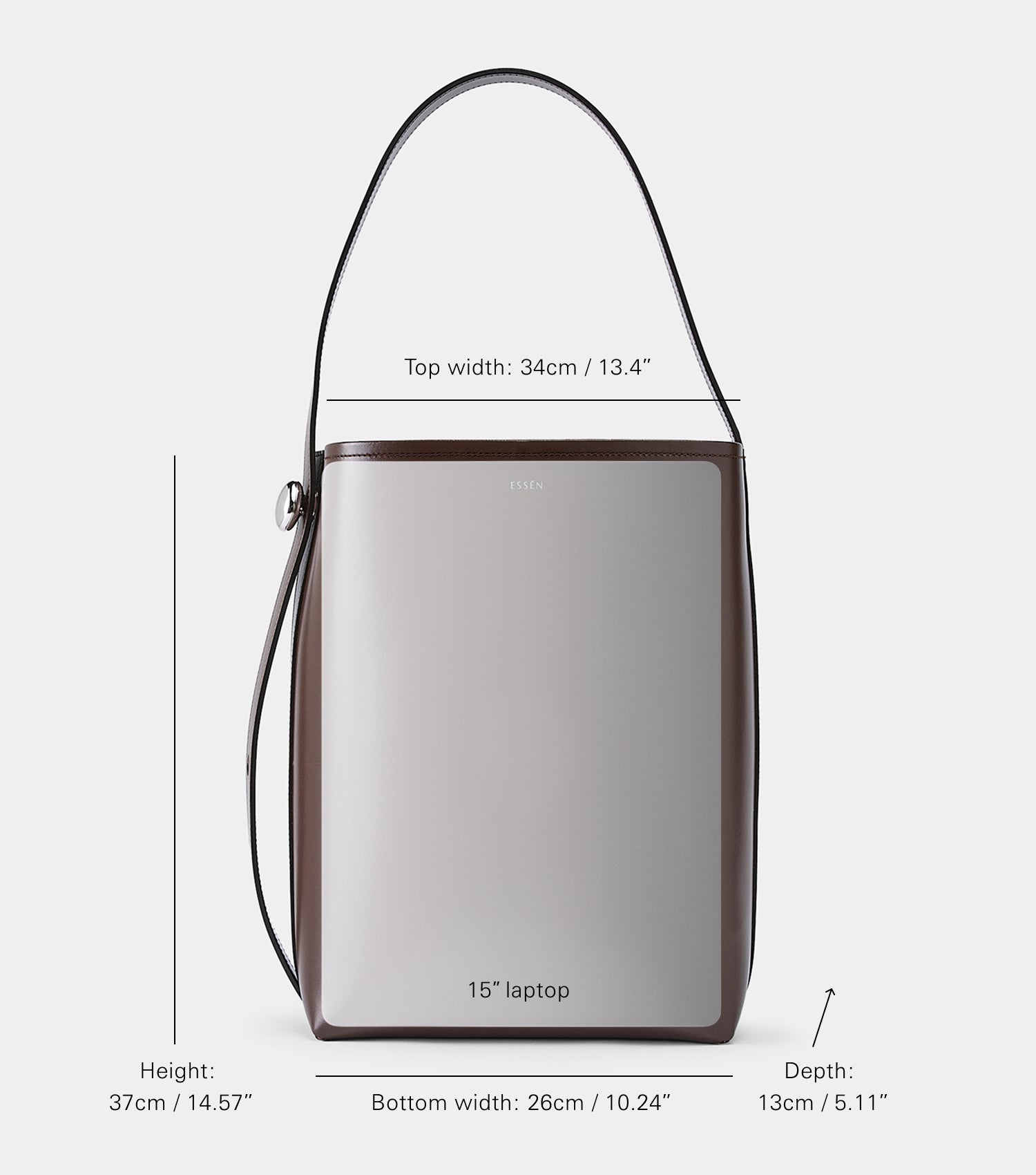 The Work Bag - Chocolate