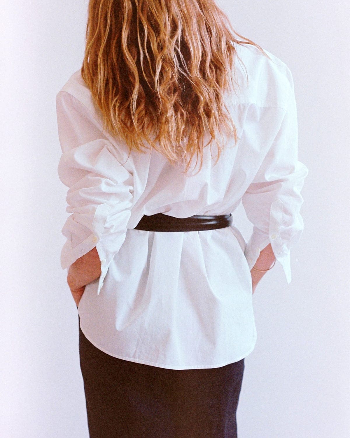 The Double wrap belt black