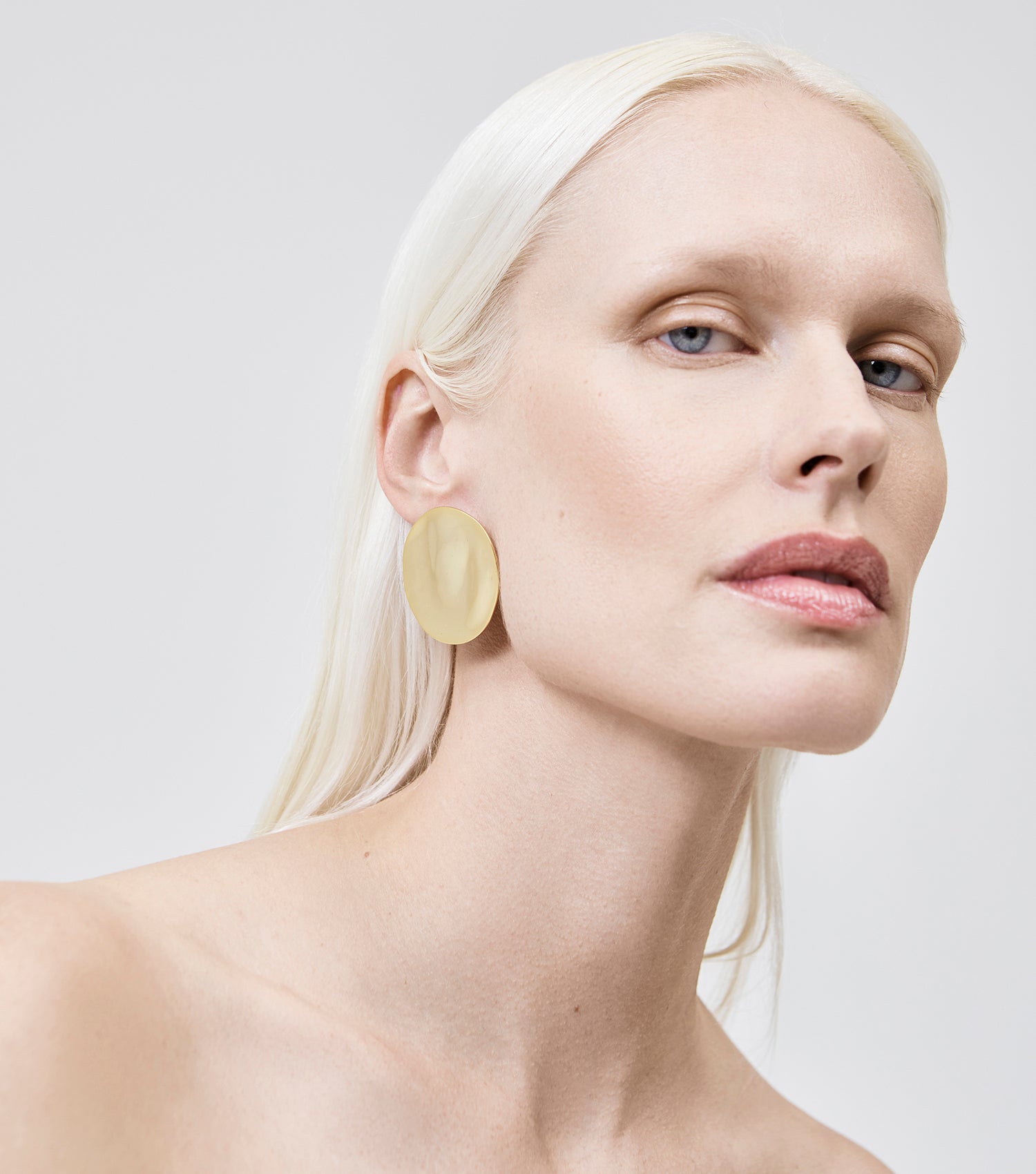 The Disc Earrings - Gold
