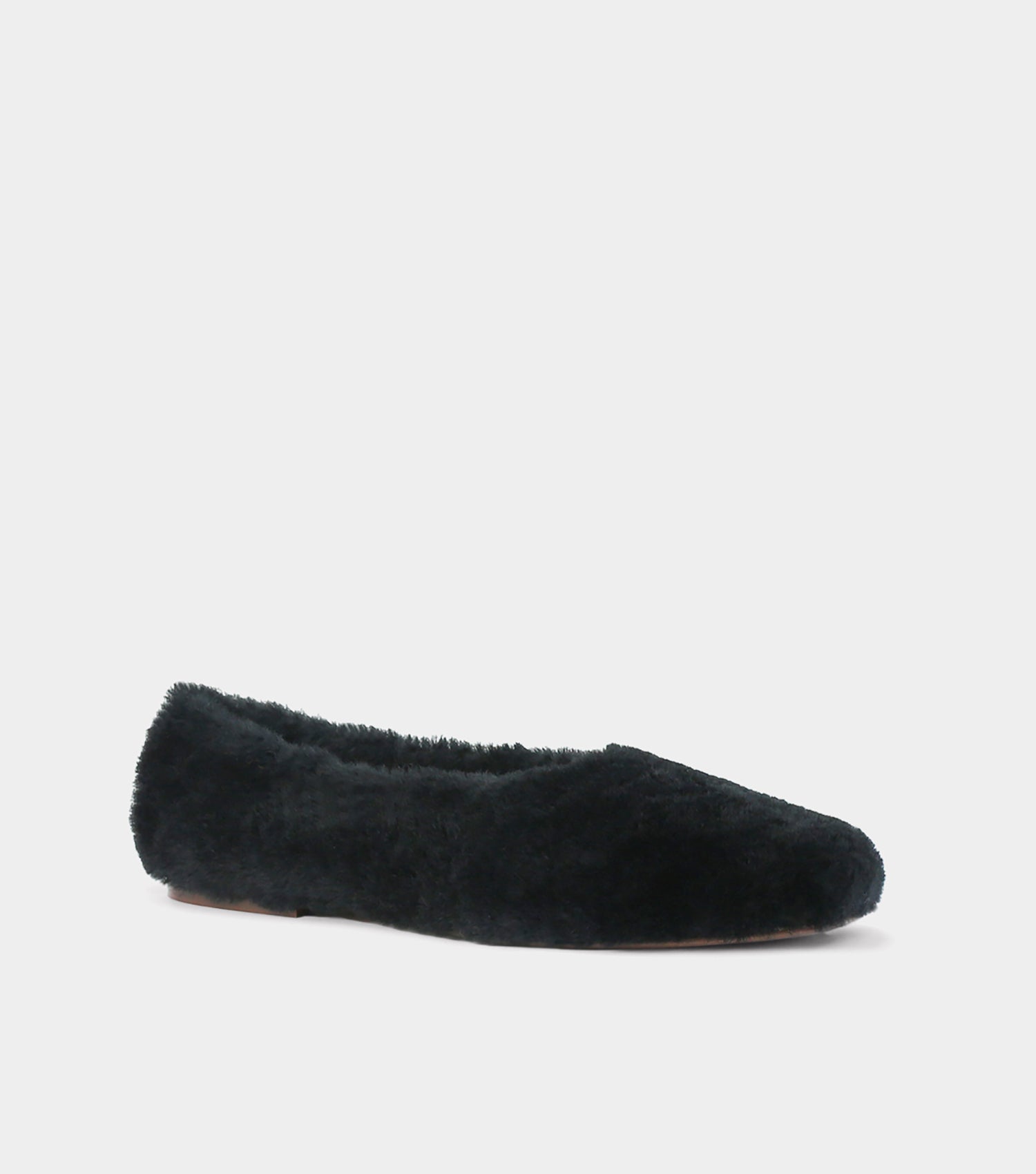 The Foundation Flat - Black Shearling
