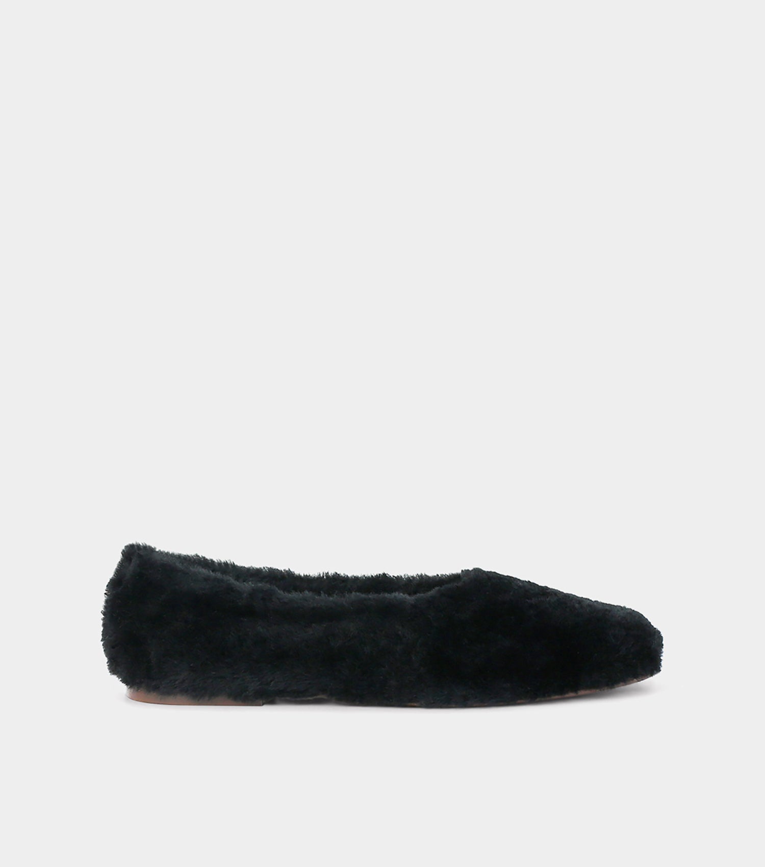 The Foundation Flat - Black Shearling