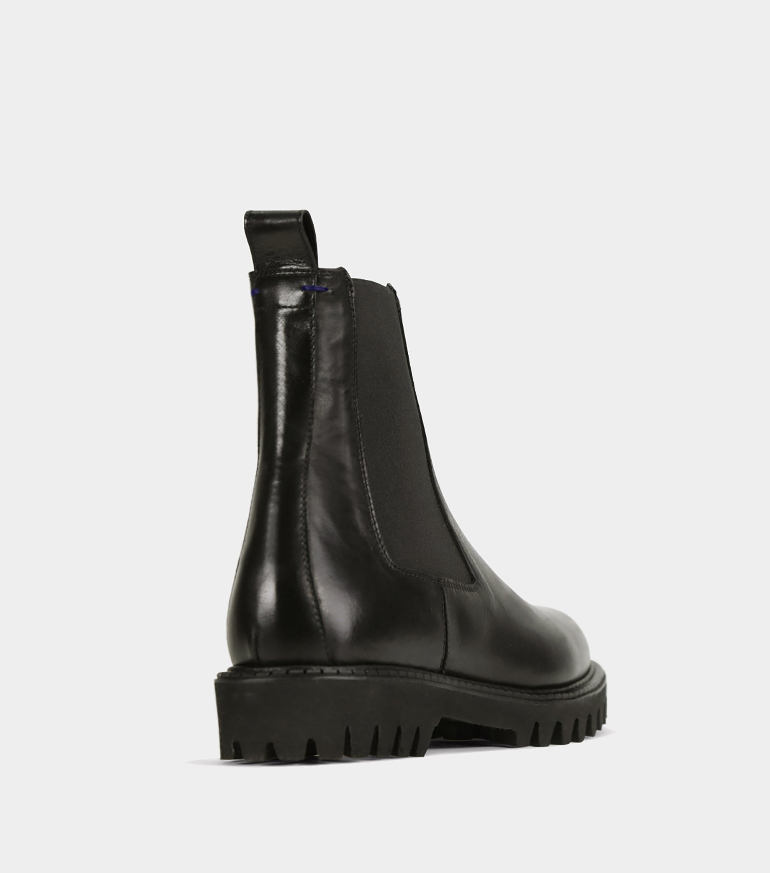 The Leather Lug Sole - Black