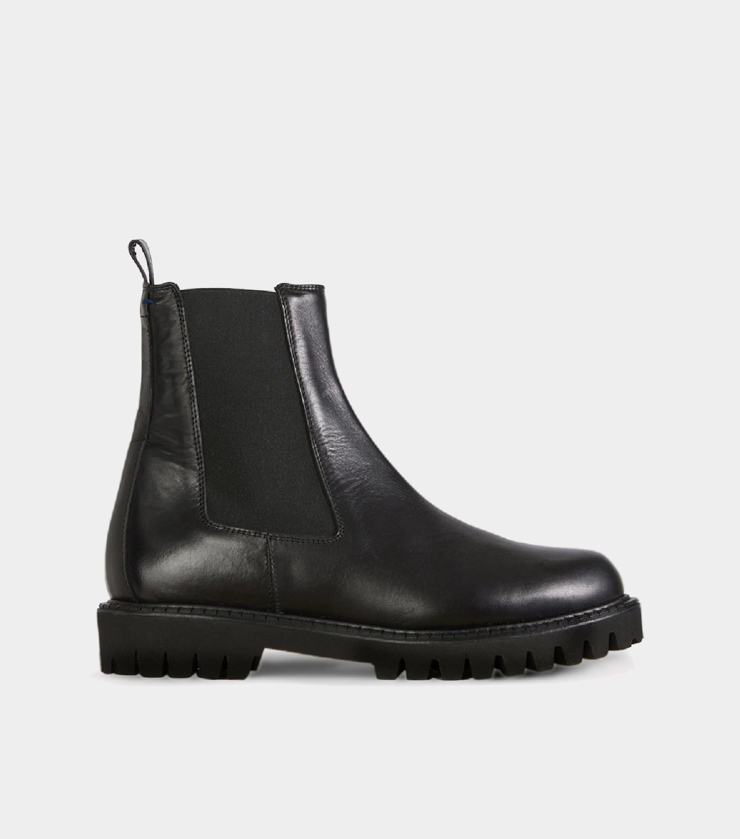 The Leather Lug Sole - Black