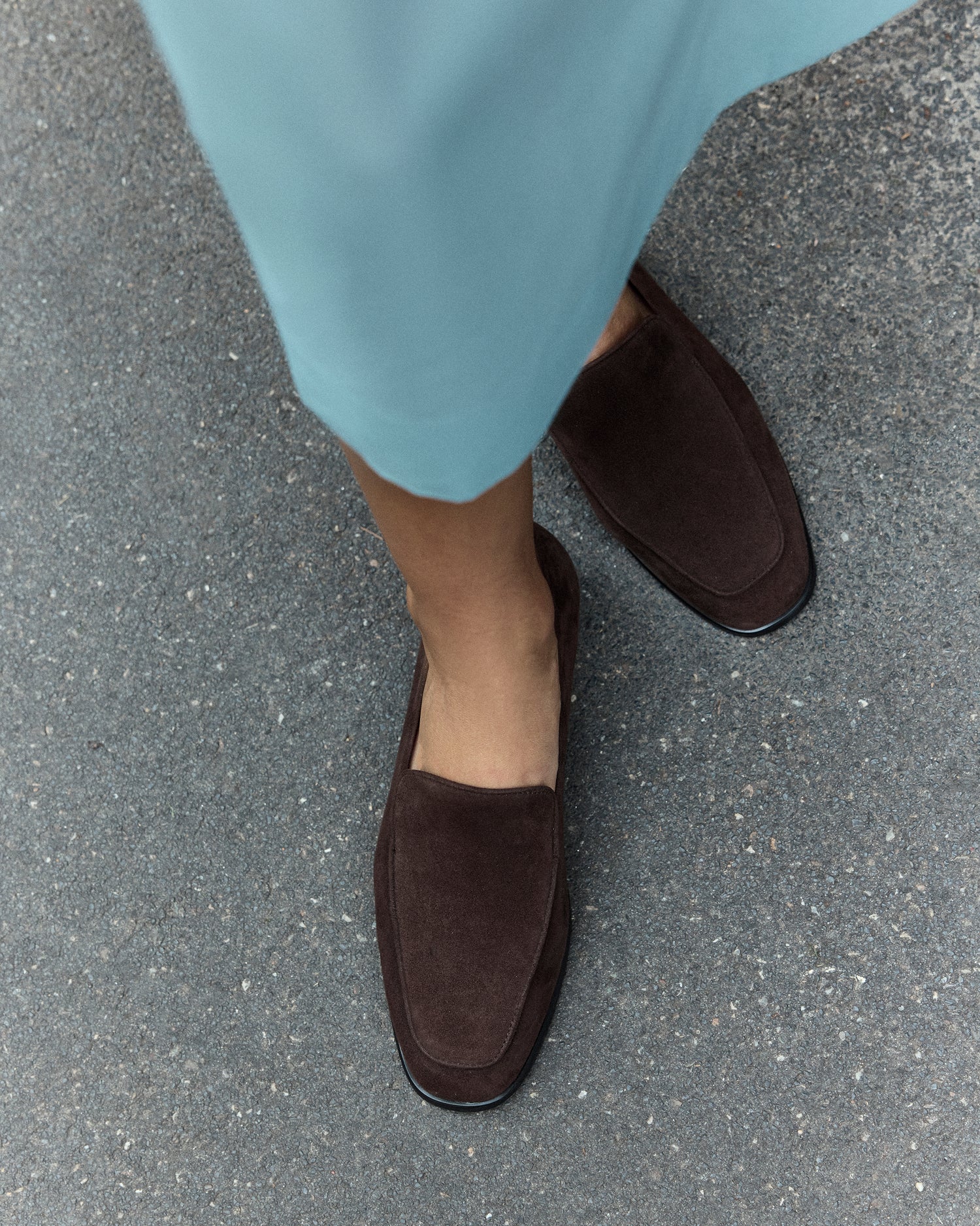 The Modern Moccasin - Brown Suede