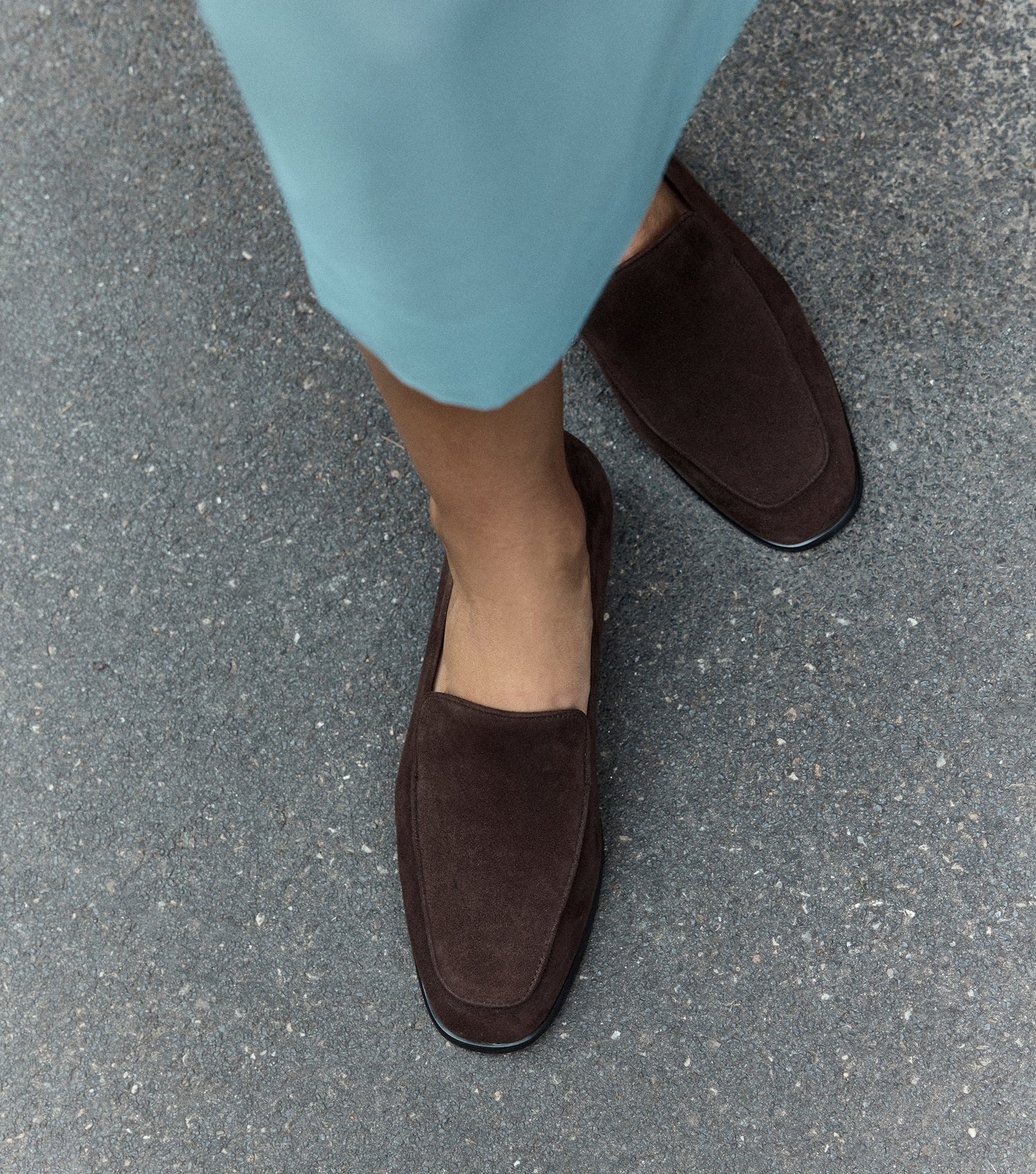 The Modern Moccasin - Brown Suede