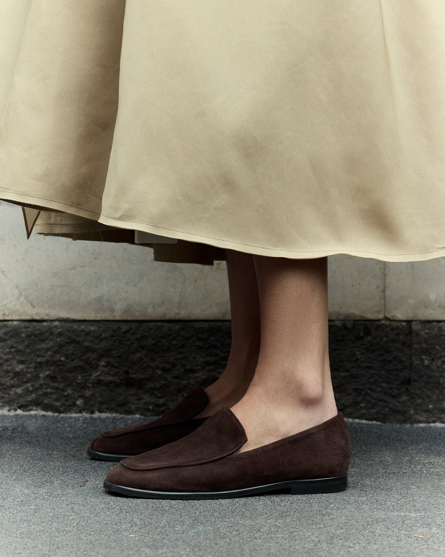 The Modern Moccasin - Brown Suede