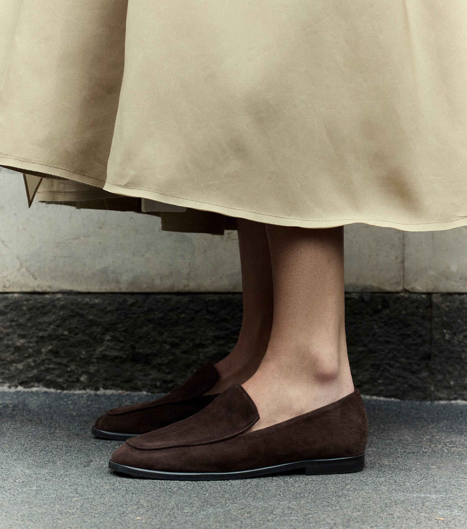 The Modern Moccasin - Brown Suede