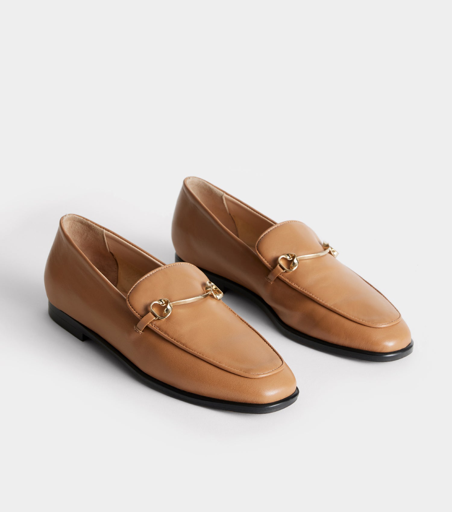 The Modern Moccasin - Tan with hardware