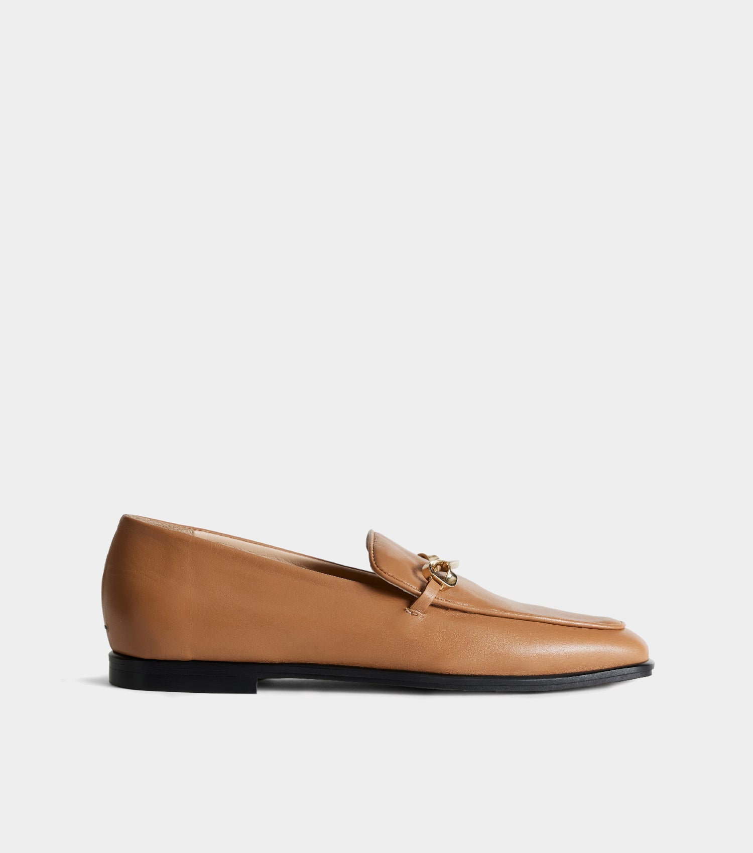 The Modern Moccasin - Tan with hardware