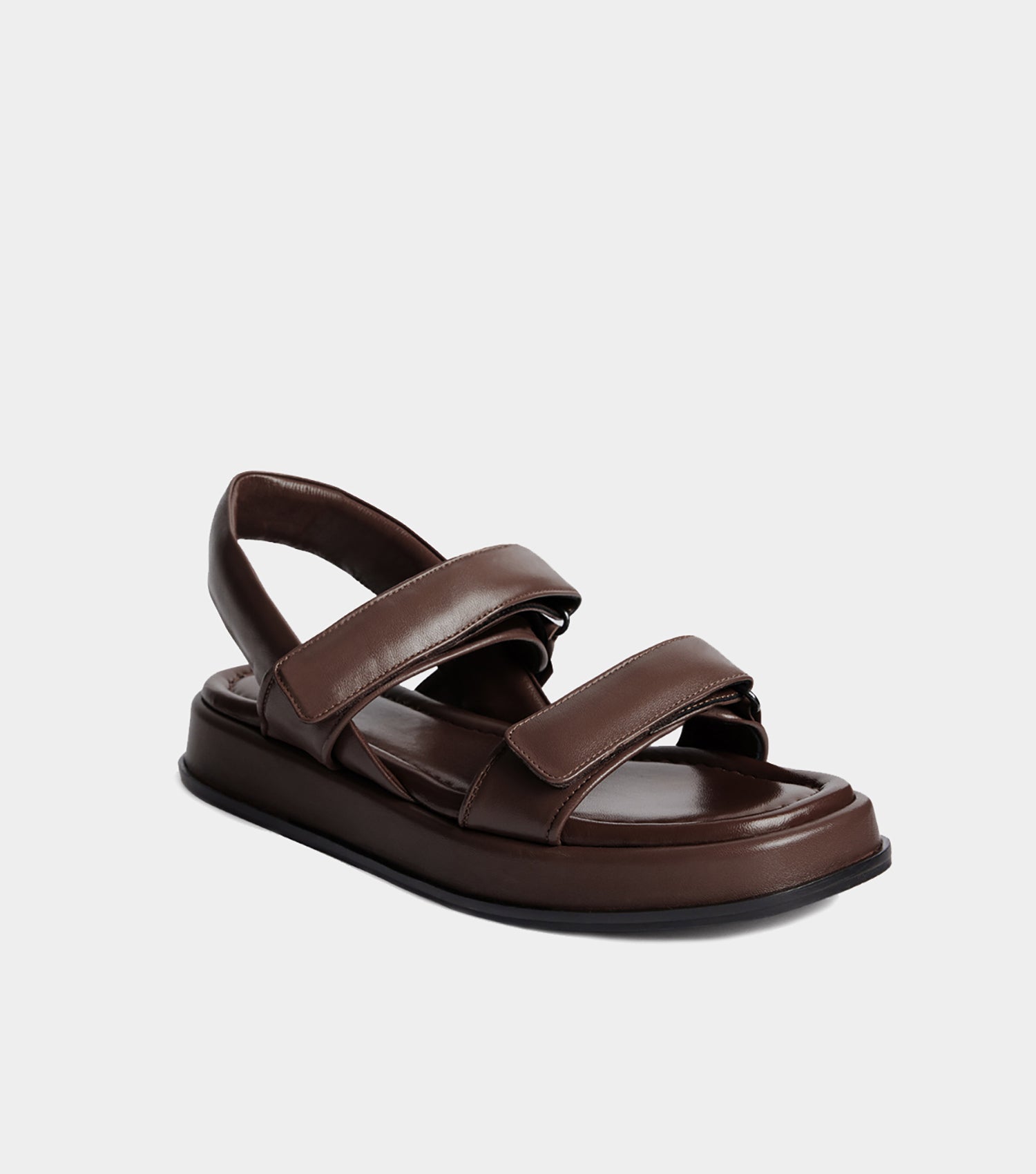 La sandale Sporty - Chocolat