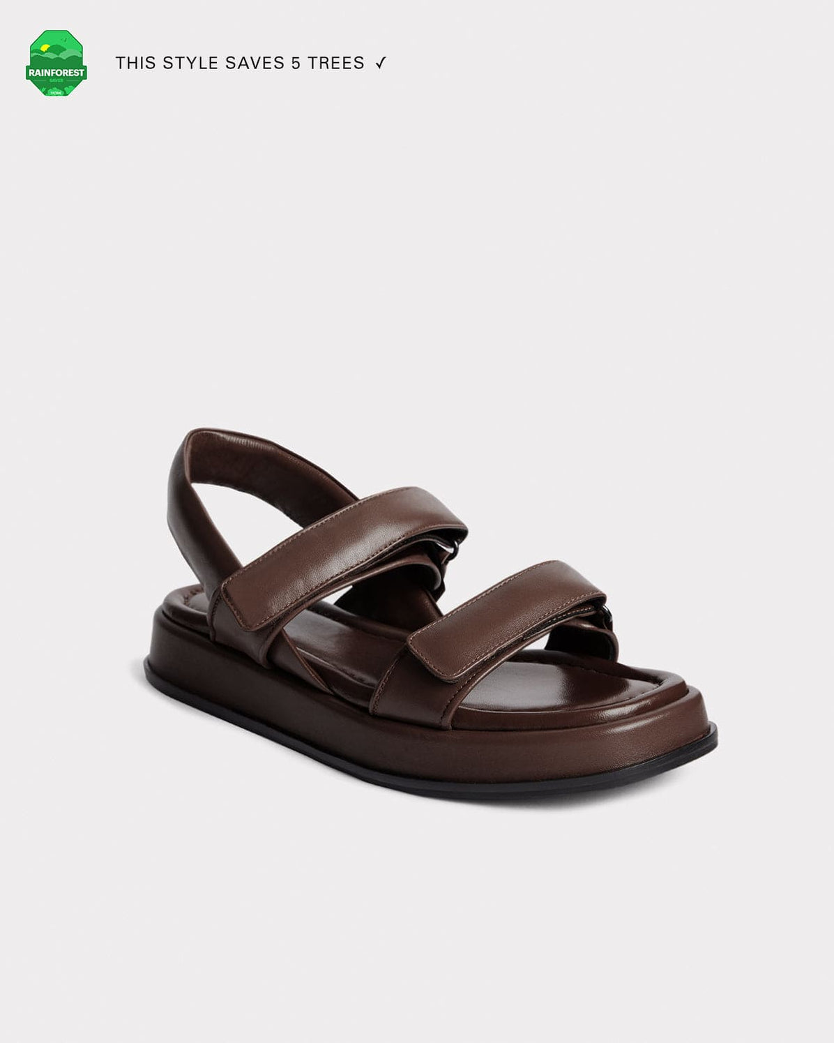 The Sporty Sandal Brown Chunky Sandals ESSĒN