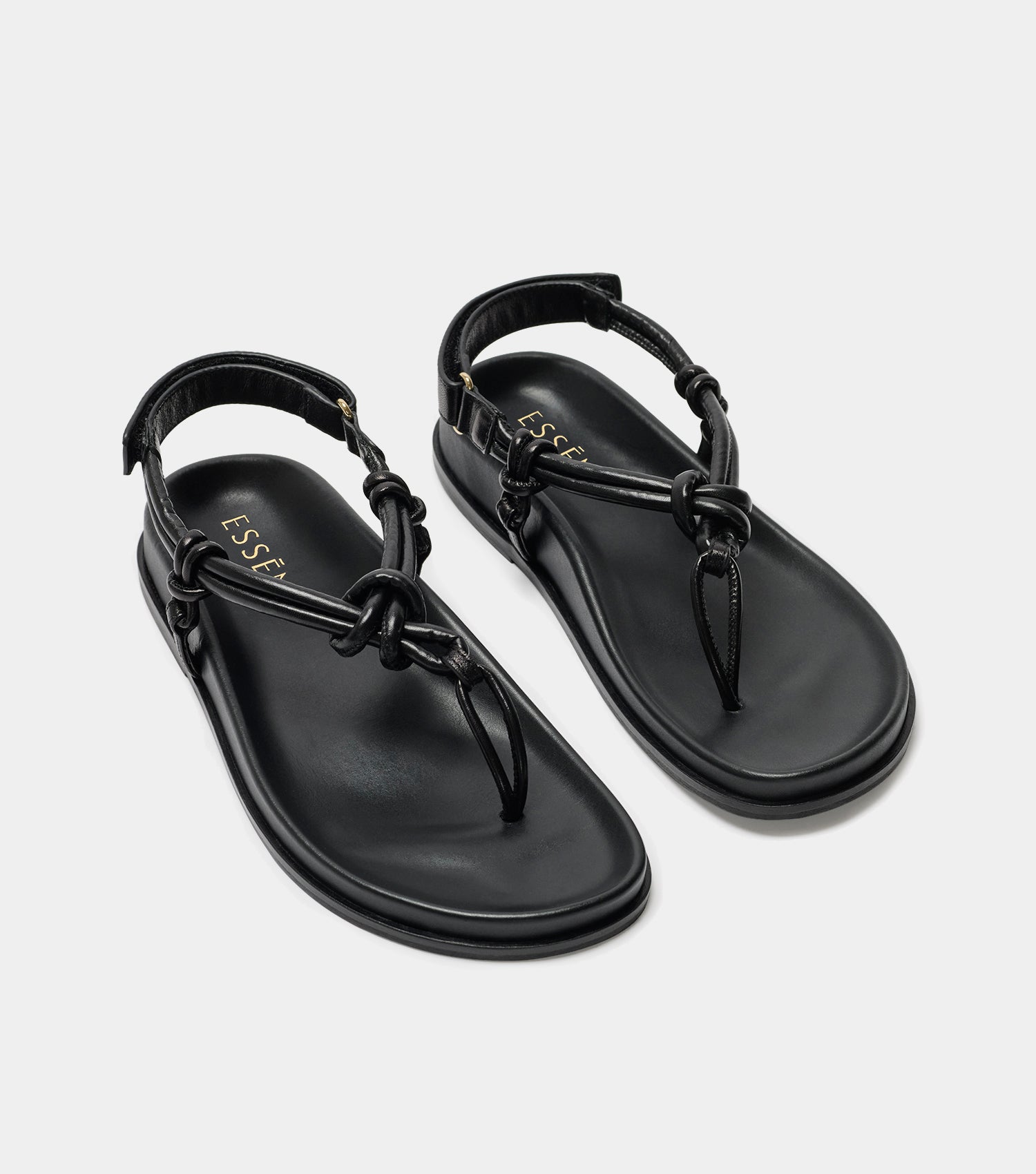 The Sporty Slingback - Black | Handcrafted Italian leather sandals