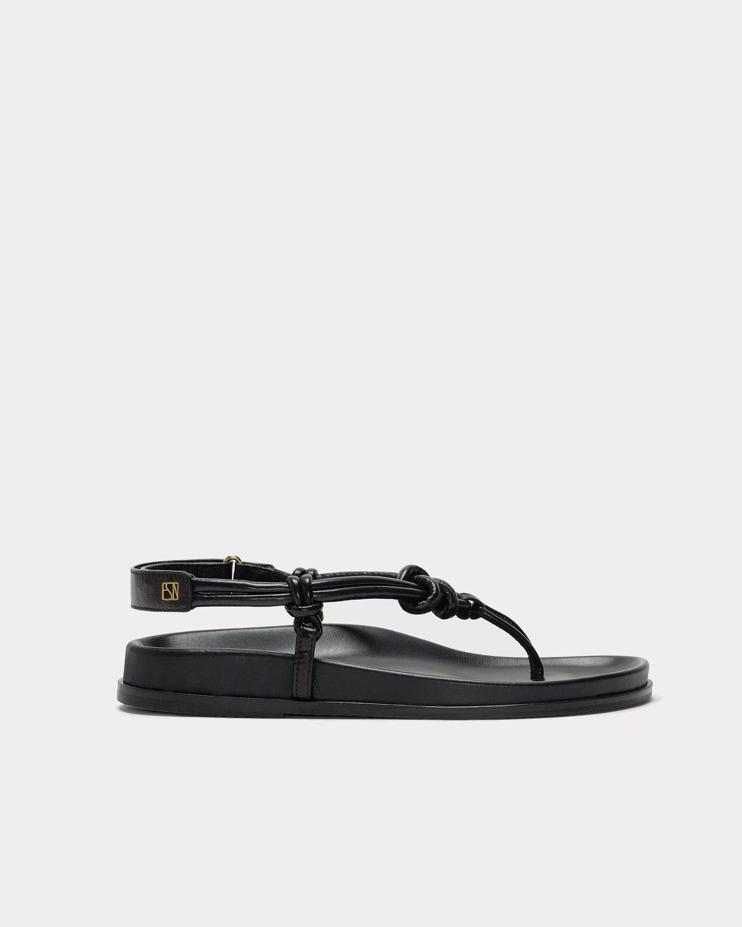 The Sporty Slingback - Black | Handcrafted Italian leather sandals for ...