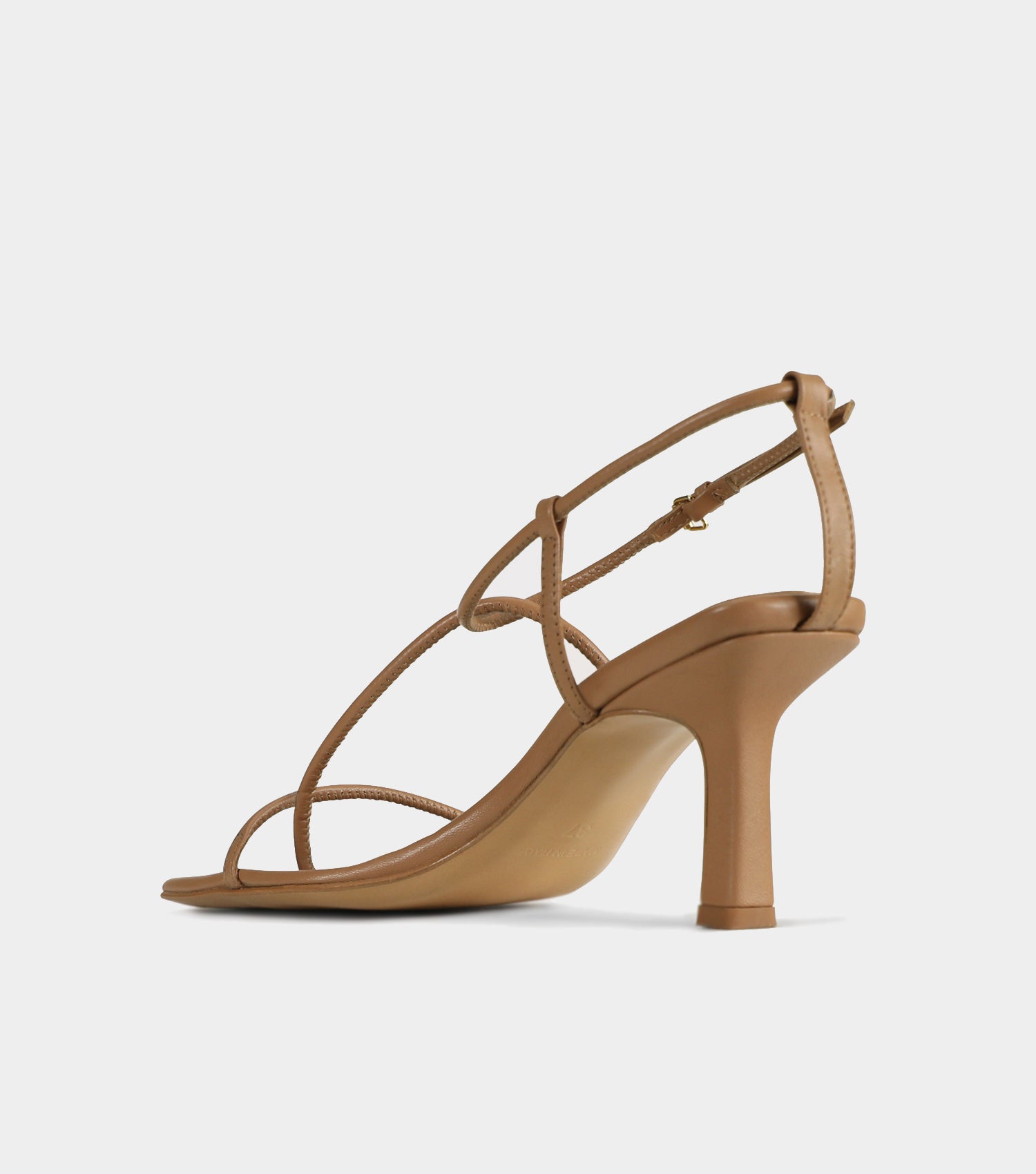 The Strappy Sandal - Almond
