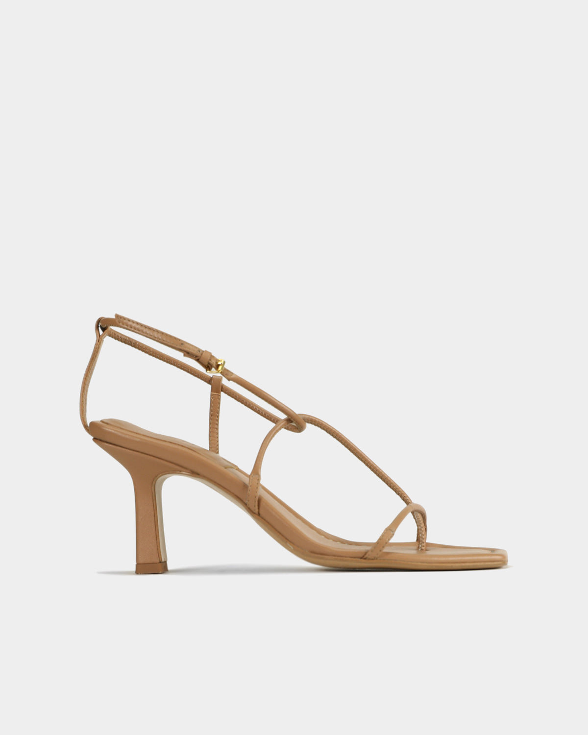 The Strappy Sandal - Almond