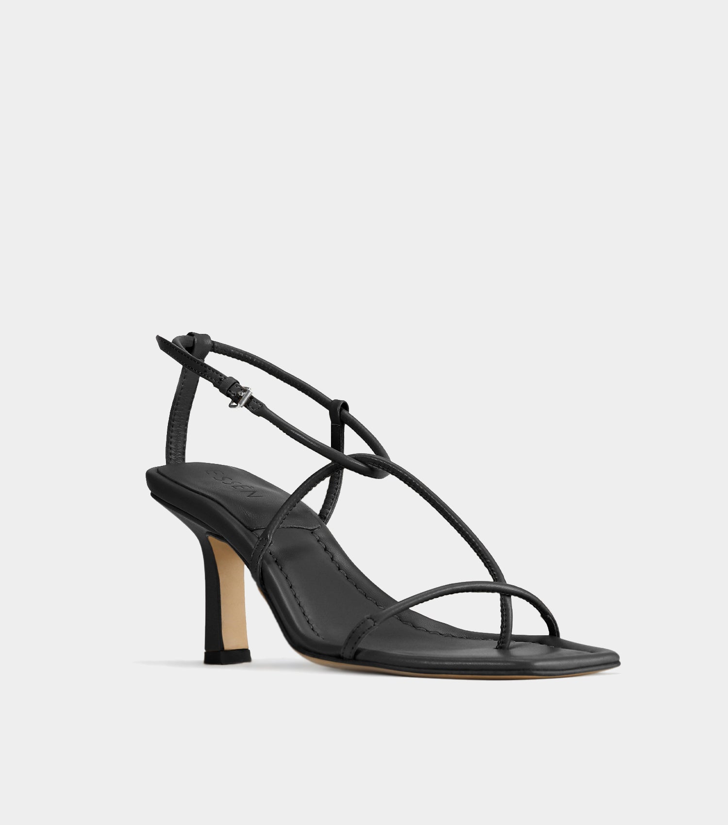 The Strappy Sandal - Black