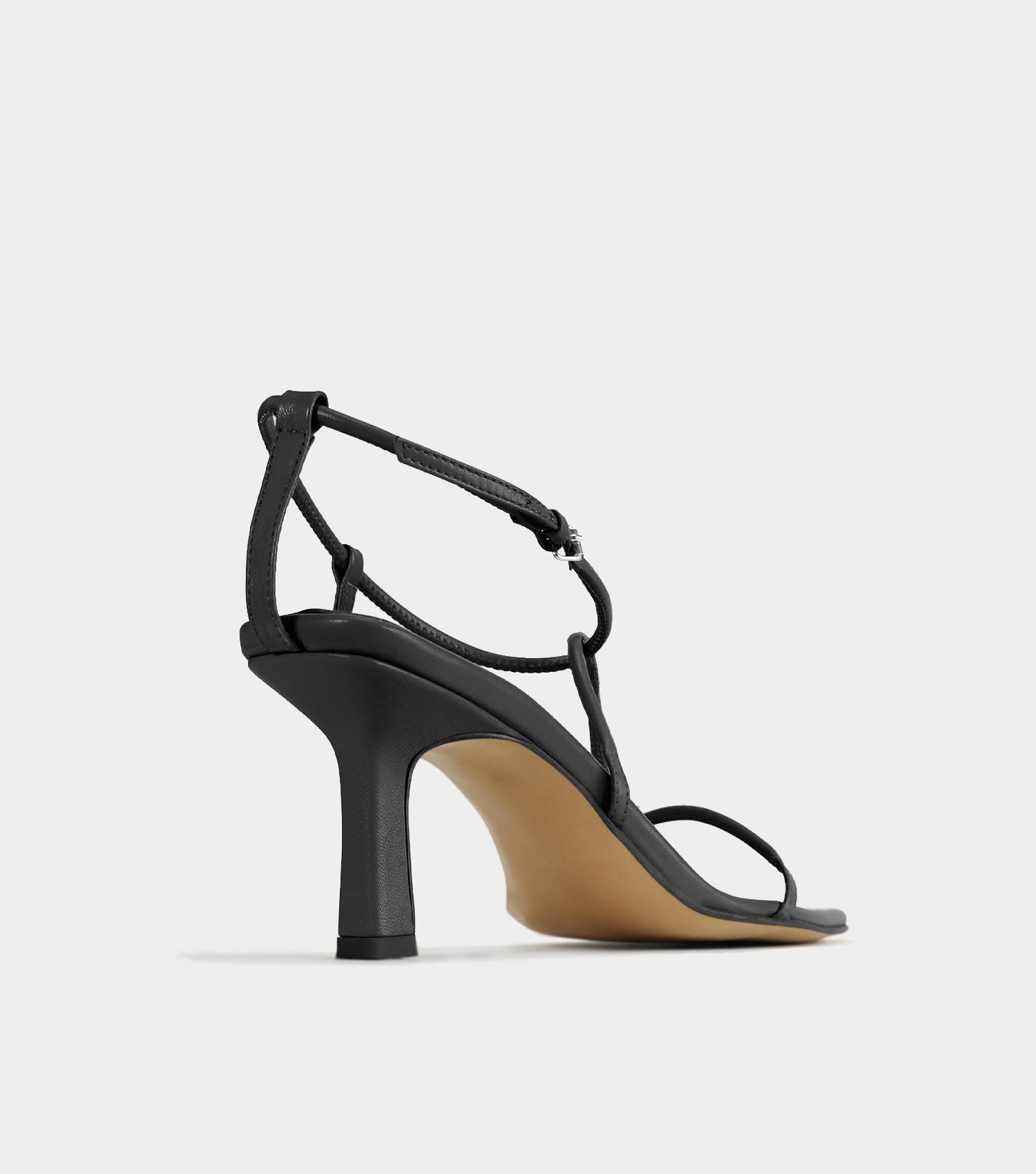 The Strappy Sandal - Black