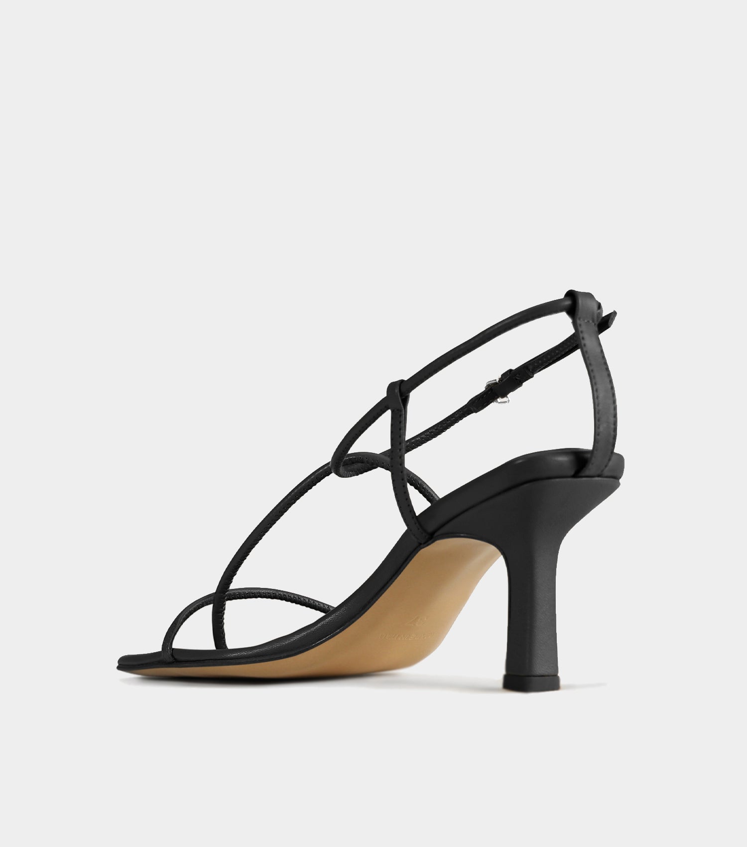 The Strappy Sandal - Black