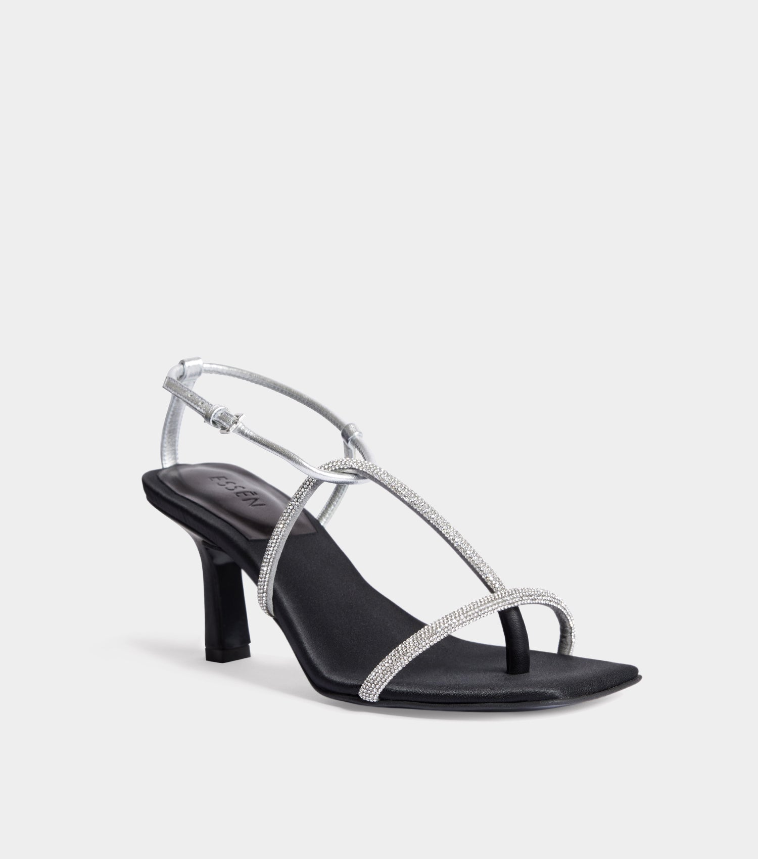The Strappy Sandal - Crystal