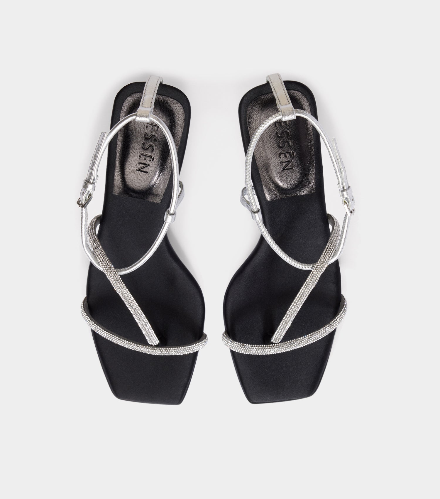 The Strappy Sandal - Crystal