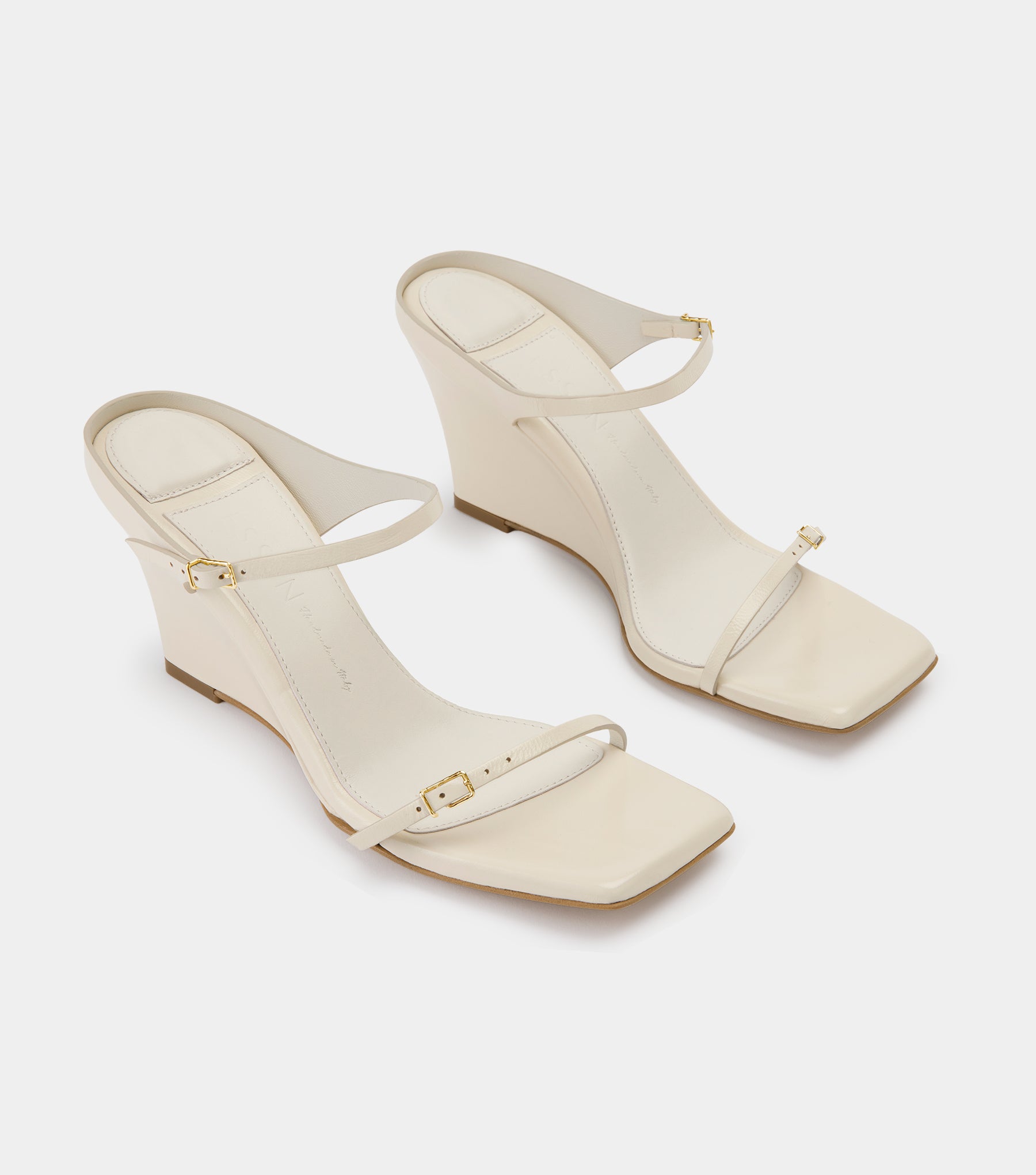 The Wedge - Cream Patent